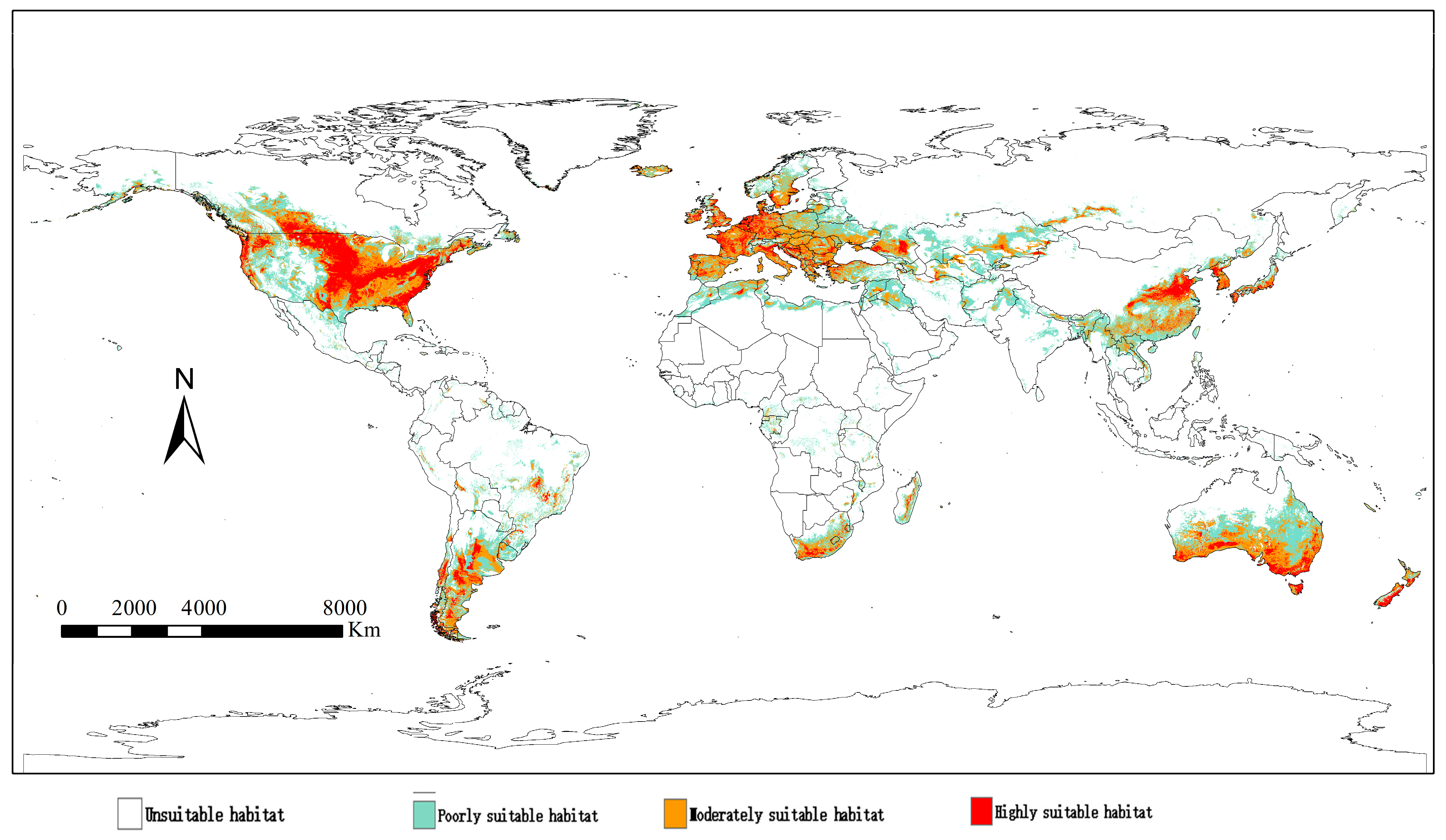 Prediction of the Global Potential Distribution Area of Phytopythium ...