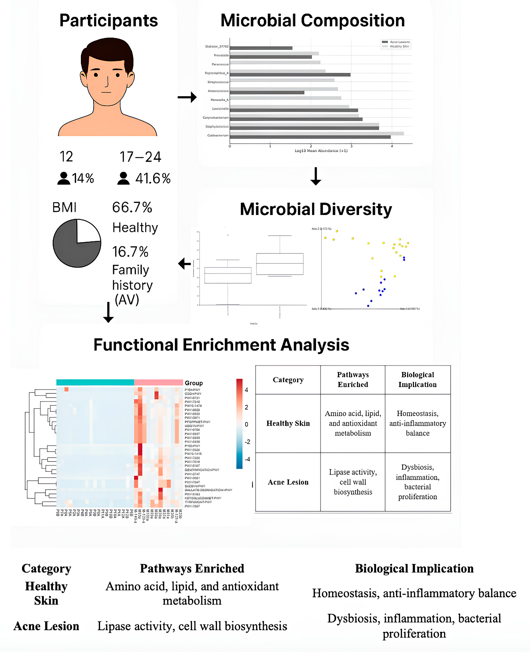 Comparative Analysis of Skin Microbiome in Acne Lesions and Healthy ...