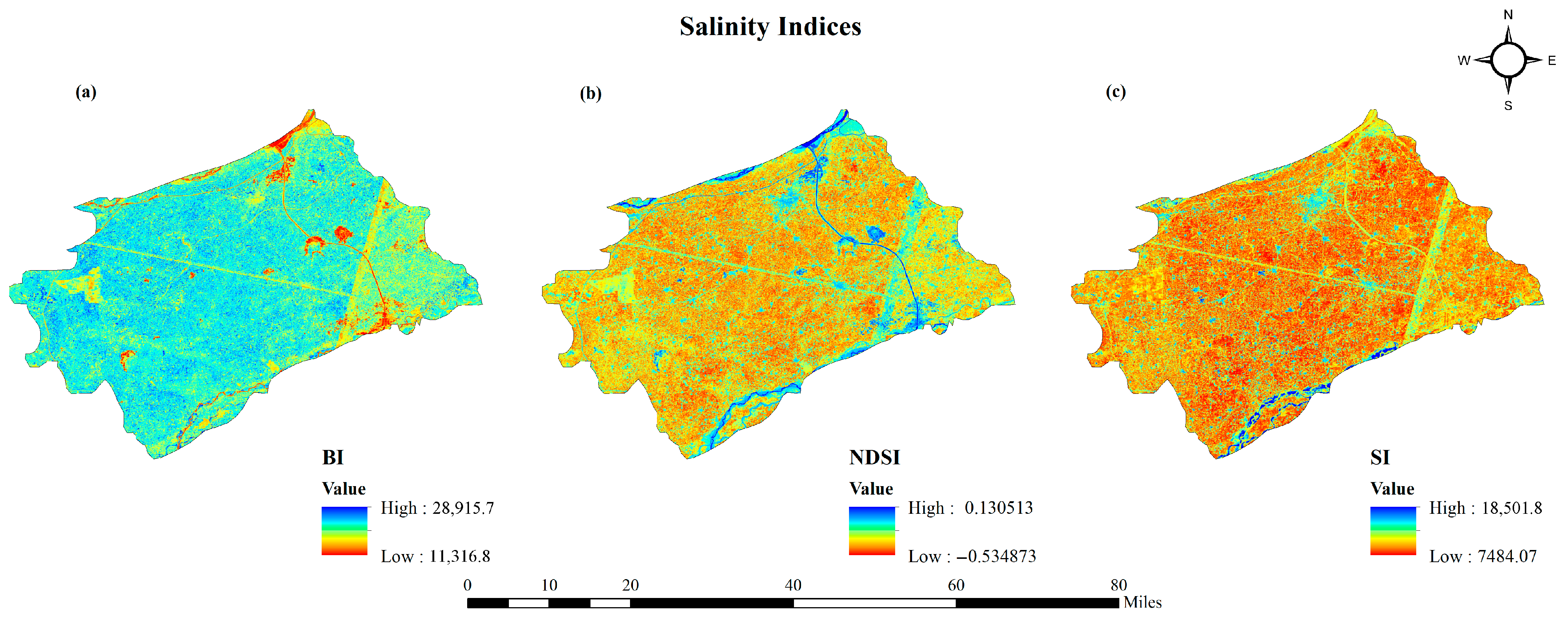 Mapping Soil Salinity by Integrating Field EC Measurements and Landsat ...