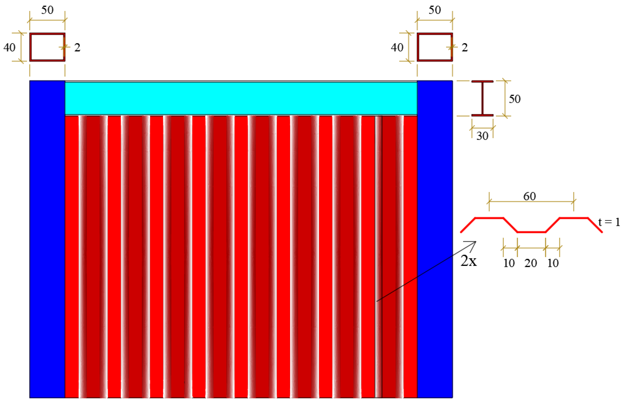 Optimization of Corrugated Steel Plate Shear Wall Under Hysteretic ...
