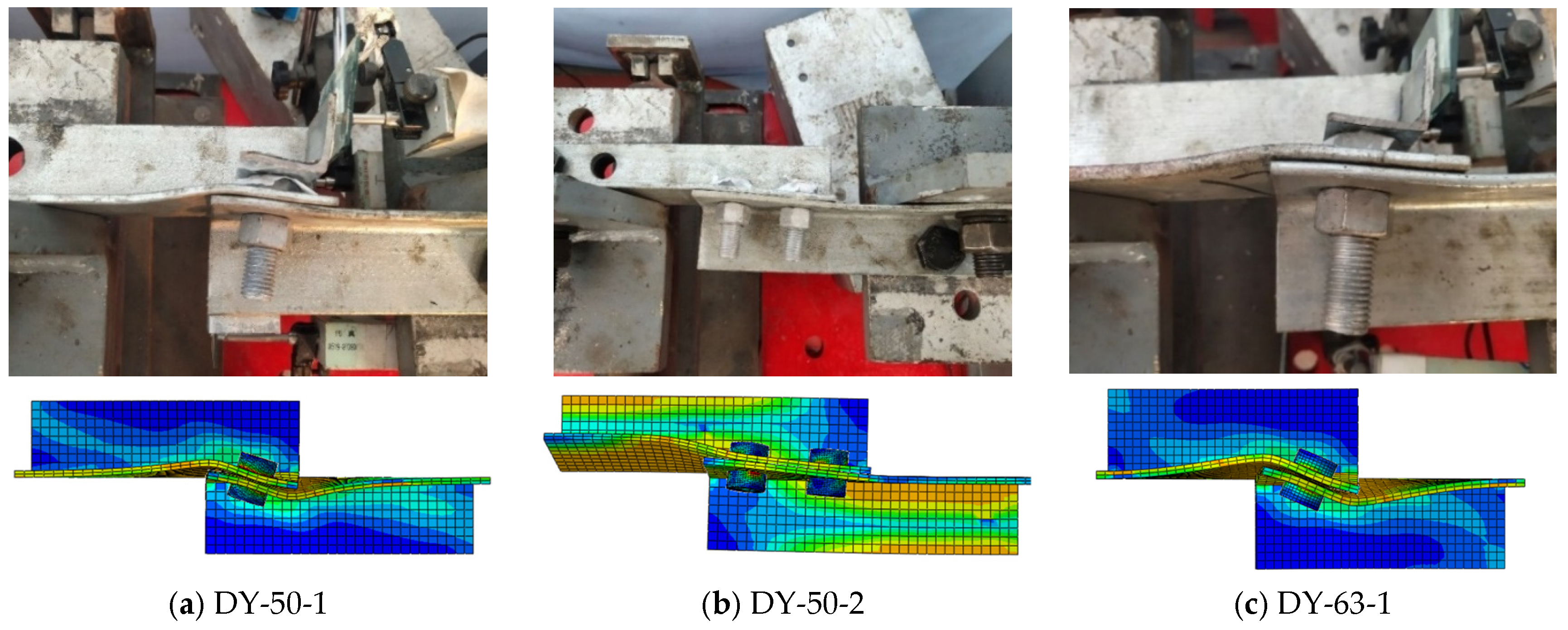 Axail Connection Slip Behavior and Bidirectional Mechanical Model of Angle Steel Bolted ...