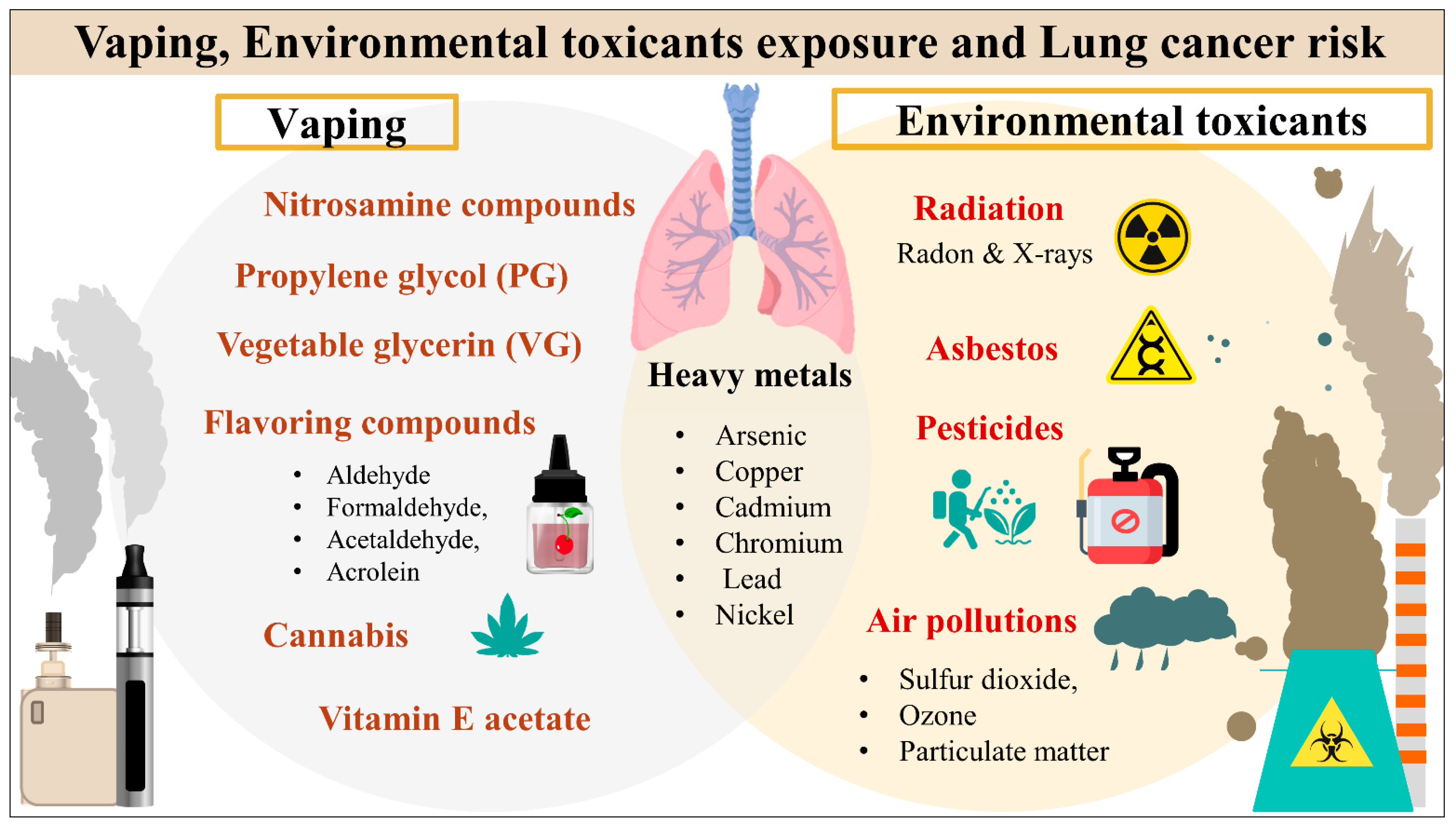 Vaping Environmental Toxicants Exposure And Lung Cancer Risk Vaping Environmental Toxicants Exposure And Lung Cancer Risk
