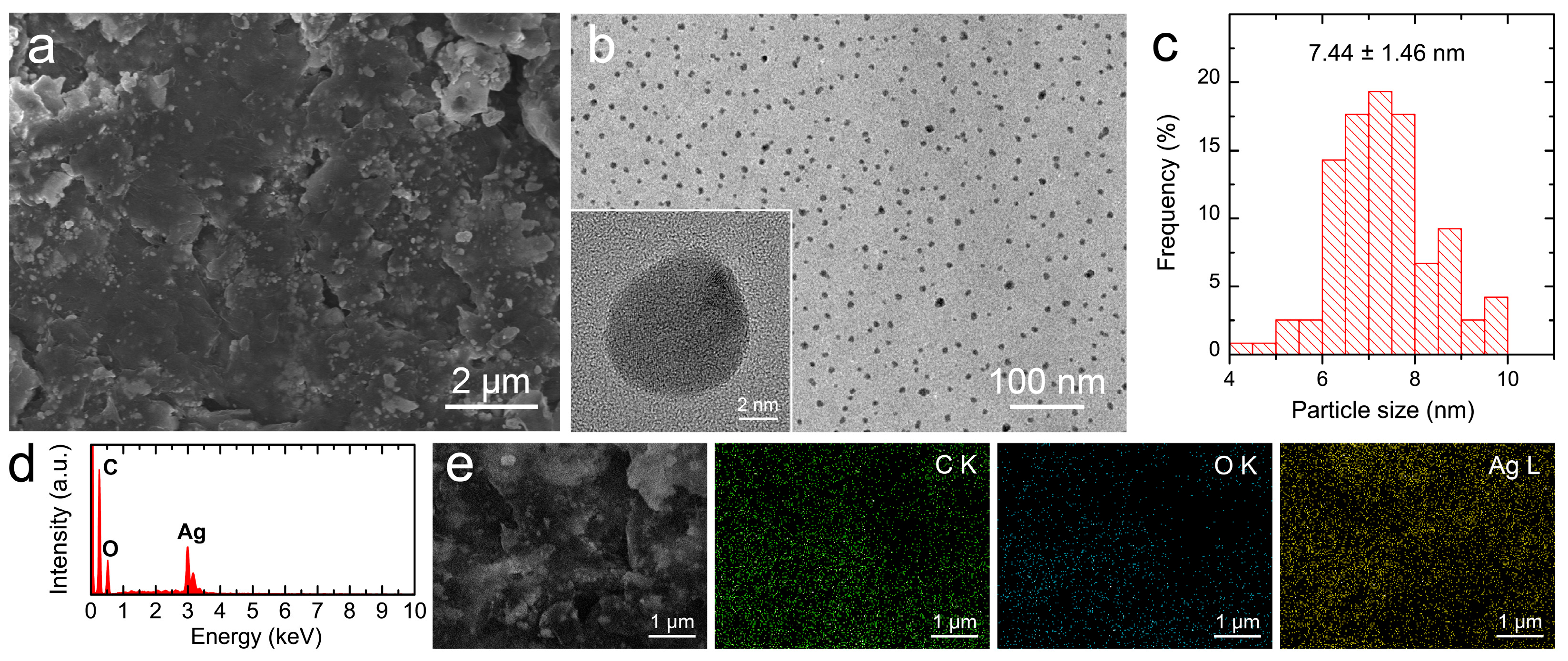 Silver Nanoparticle-Decorated Graphene Oxide Composite as a Non ...