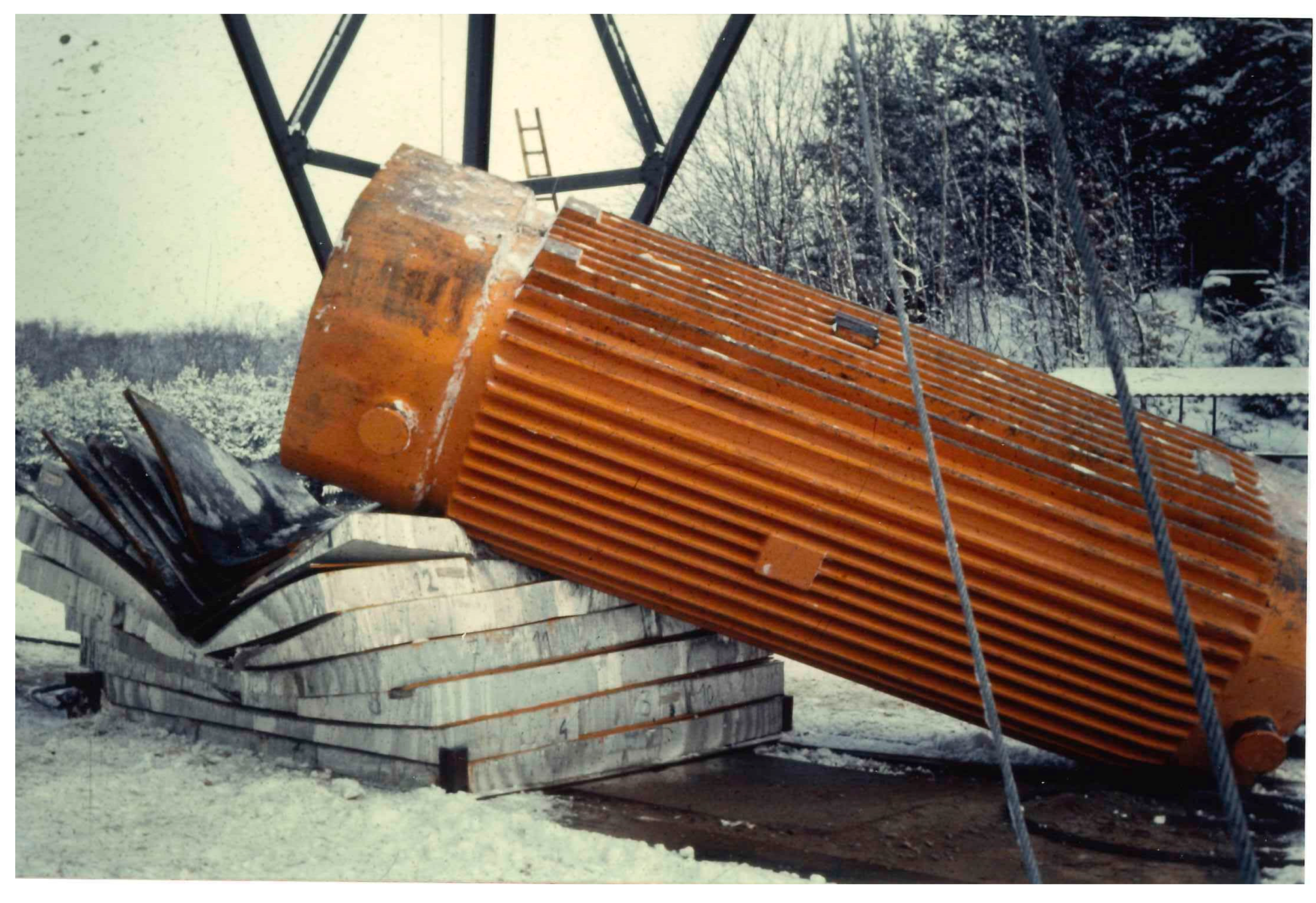 Drop Tests on Small, Medium, Large, and Largest Foundations