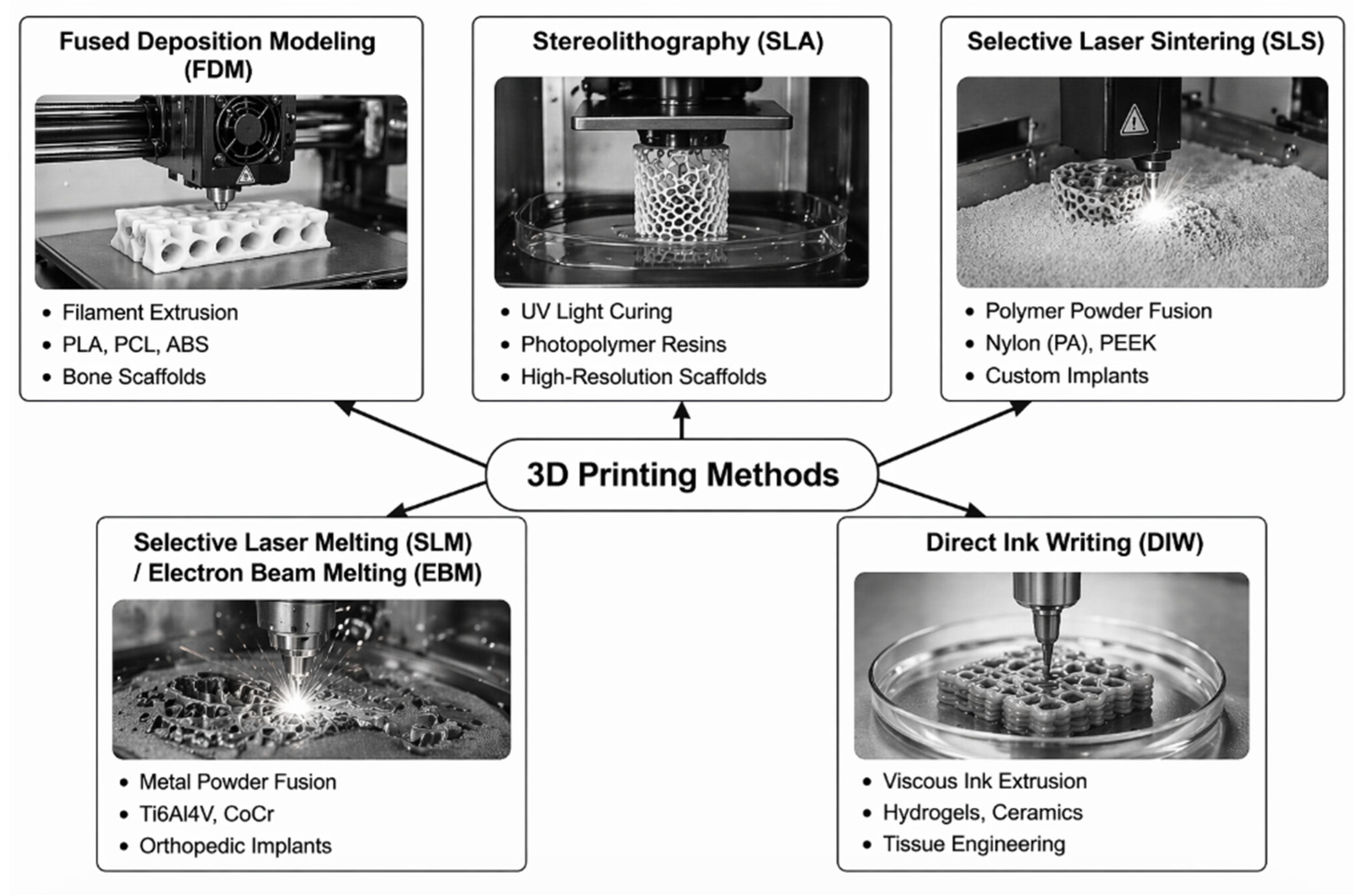 Diamond-Like Carbons for 3-D-Printed Biomedical Components