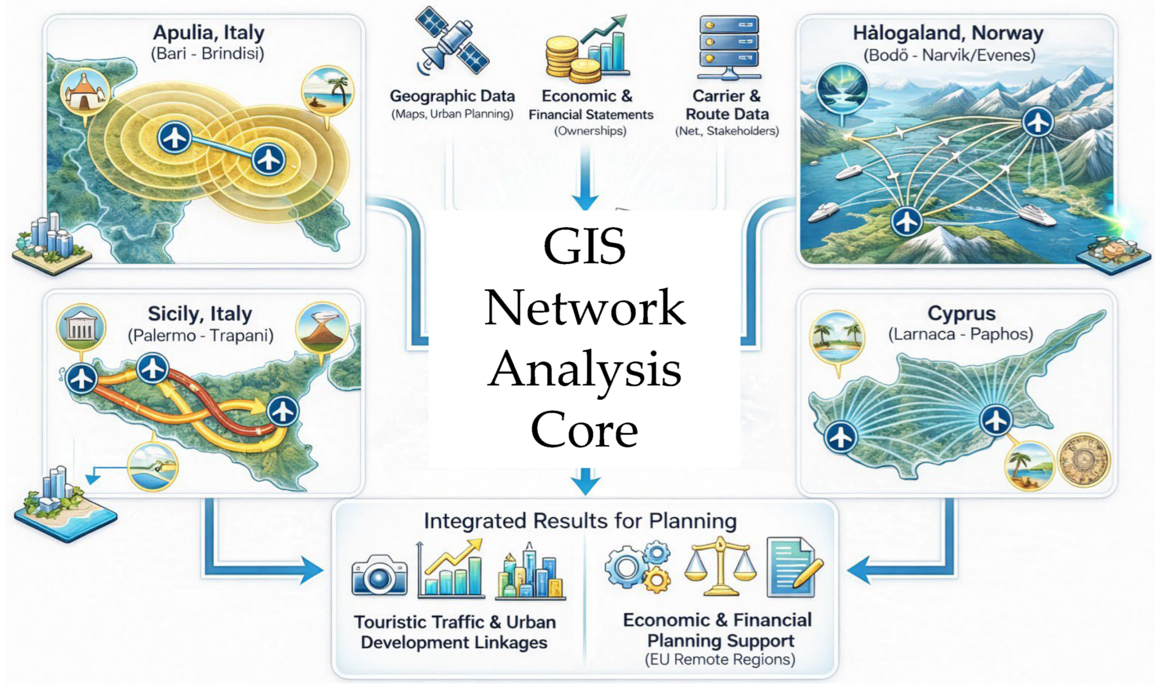Machine Learning and Geographic Information Systems for Aircraft Route ...