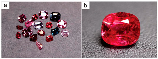 Crystals | Free Full-Text | Characterization of Red, Pink, Orange, and ...