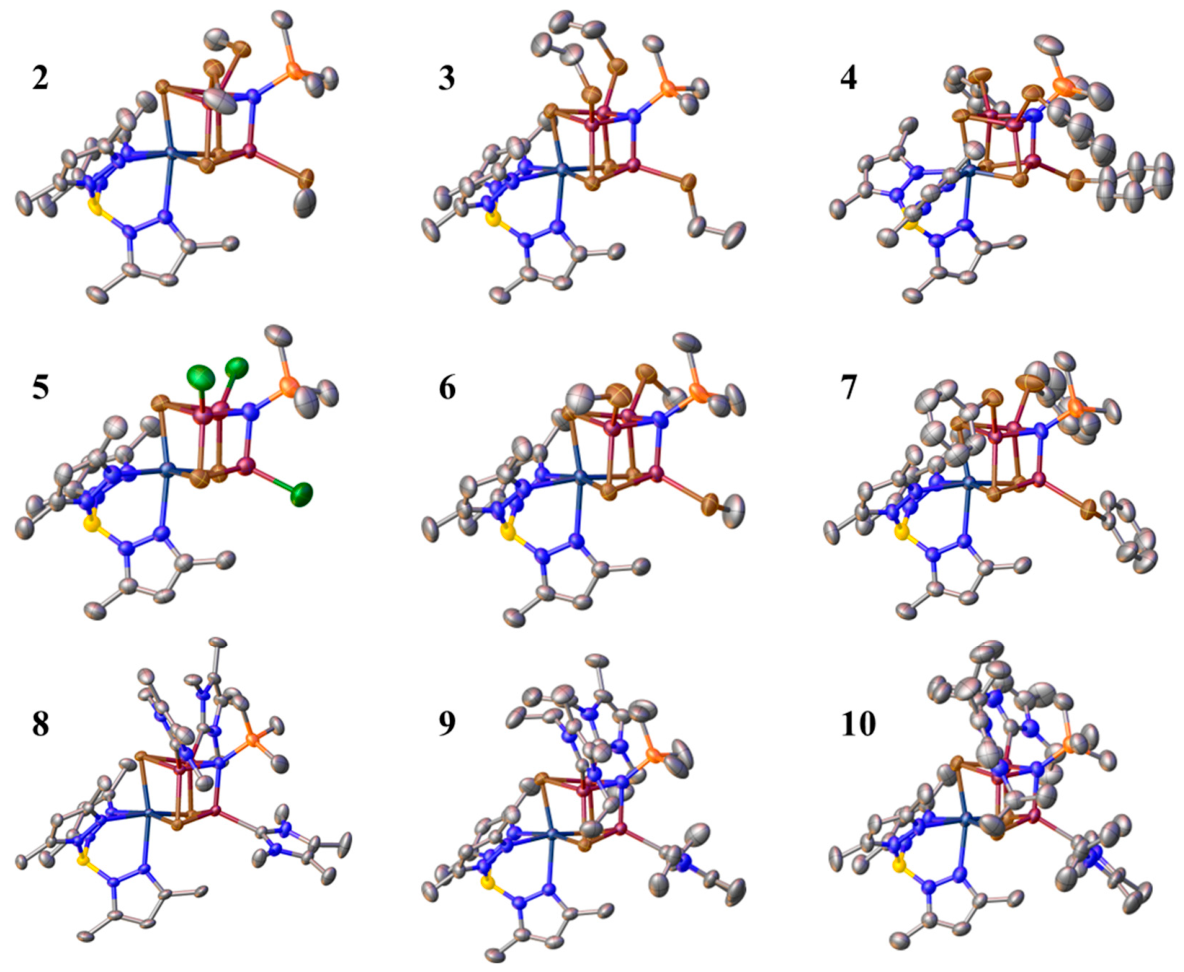 Cubane-Type Clusters with a [MoFe3S3N] Core: Syntheses, Crystal ...