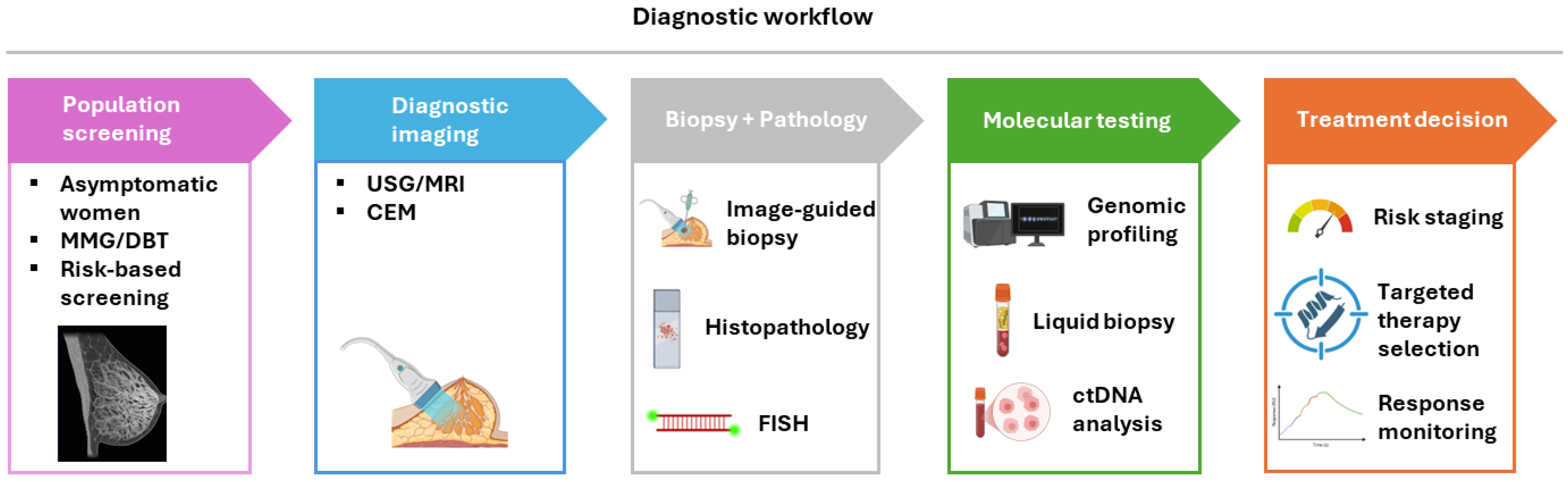 Advances in Breast Cancer Diagnostics: From Screening to Precision Medicine