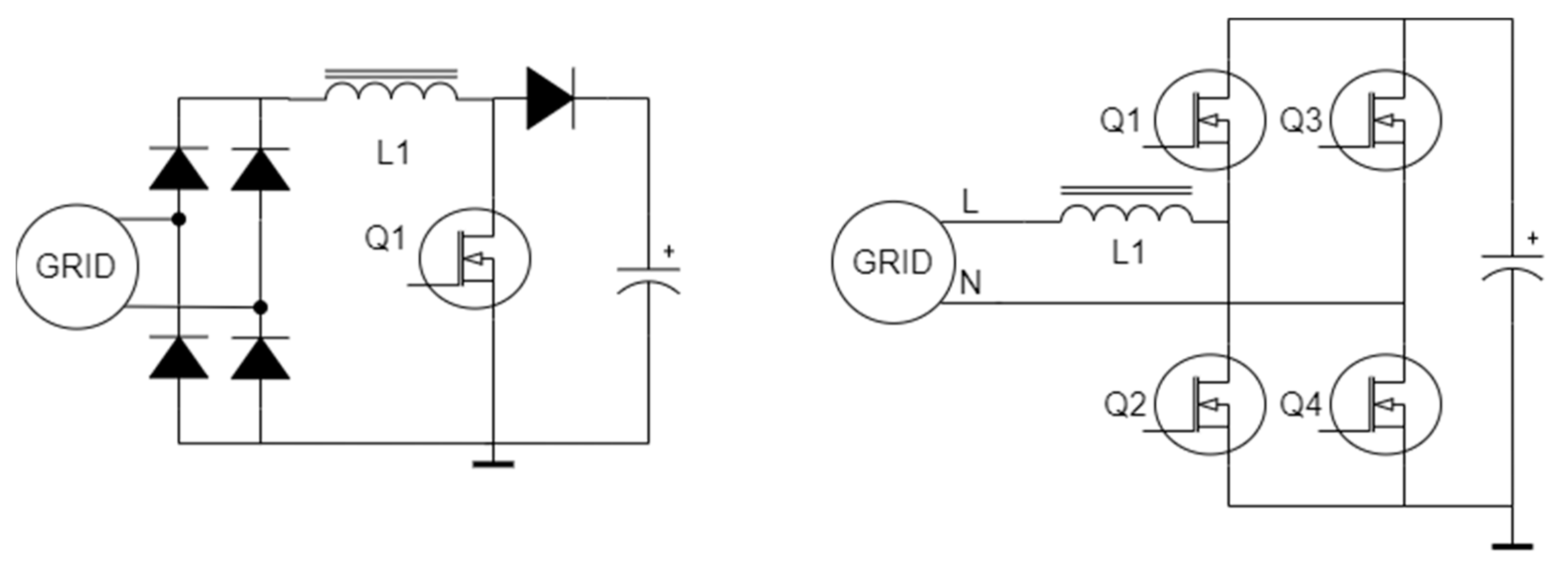 Design and Verification of a Bridgeless TotemPole Power Factor Corrector