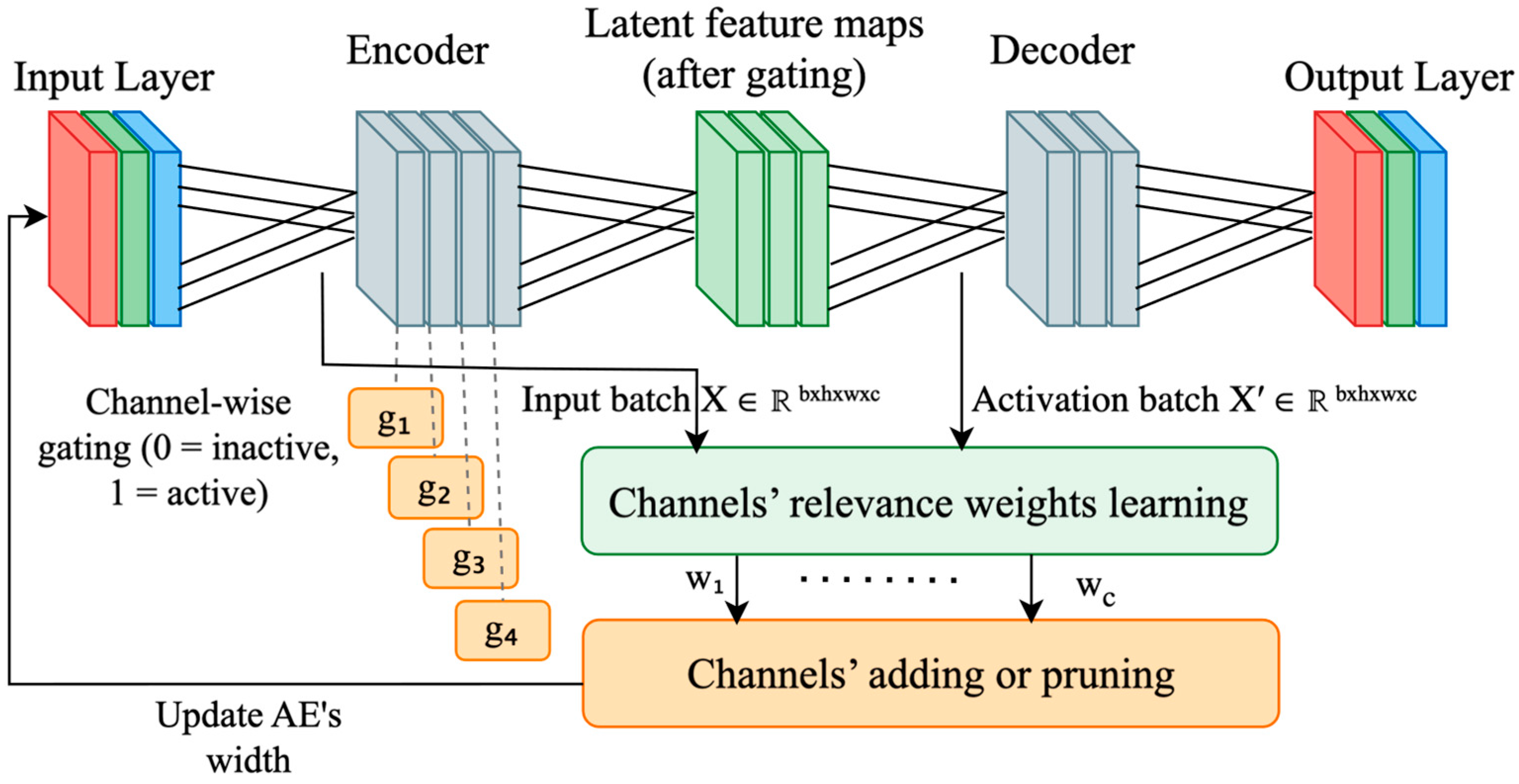 Width-Adaptive Convolutional Autoencoder with Channels’ Relevance ...