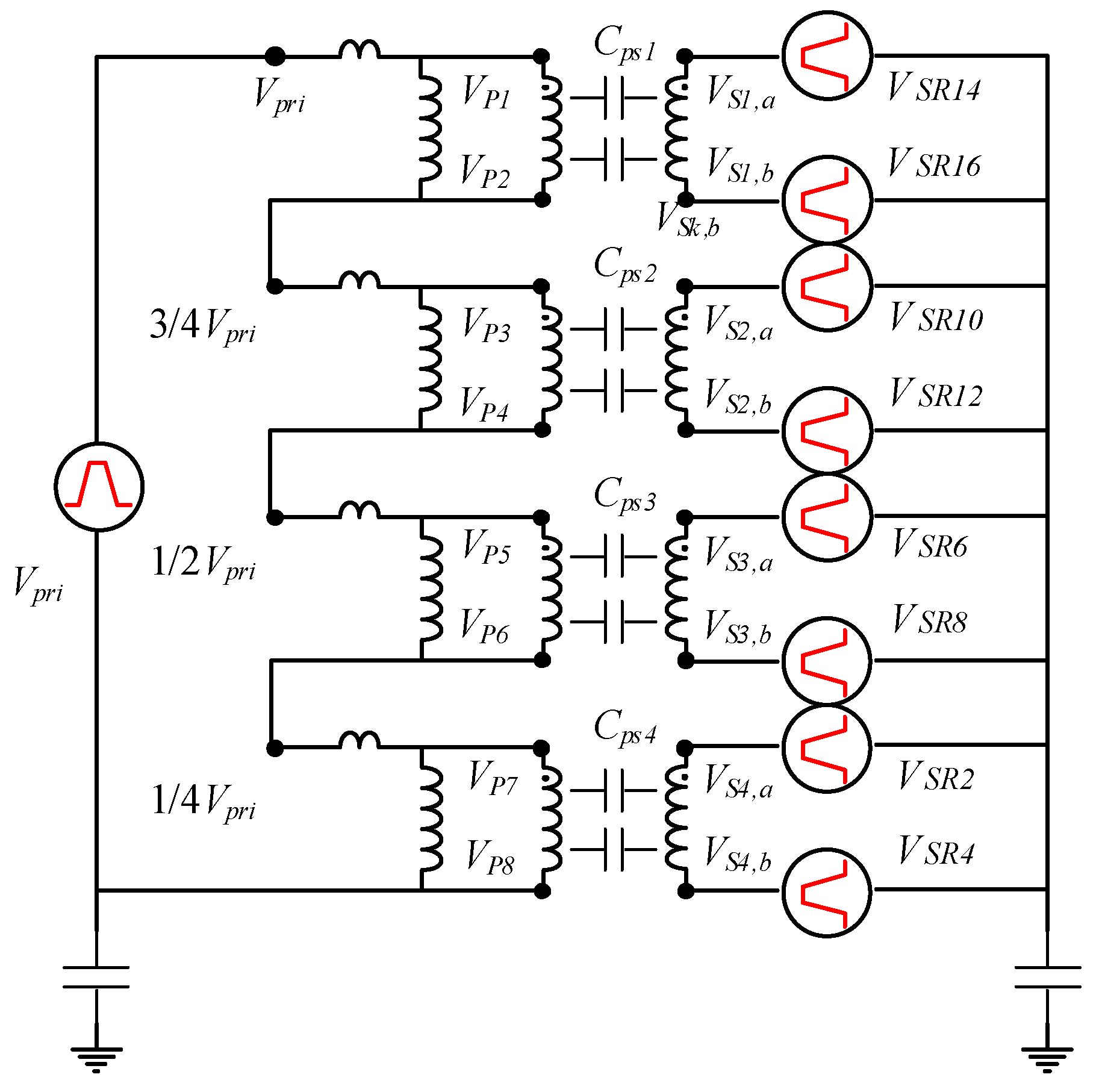 Transformer-Related Common-Mode Displacement Current in a Matrix Planar ...
