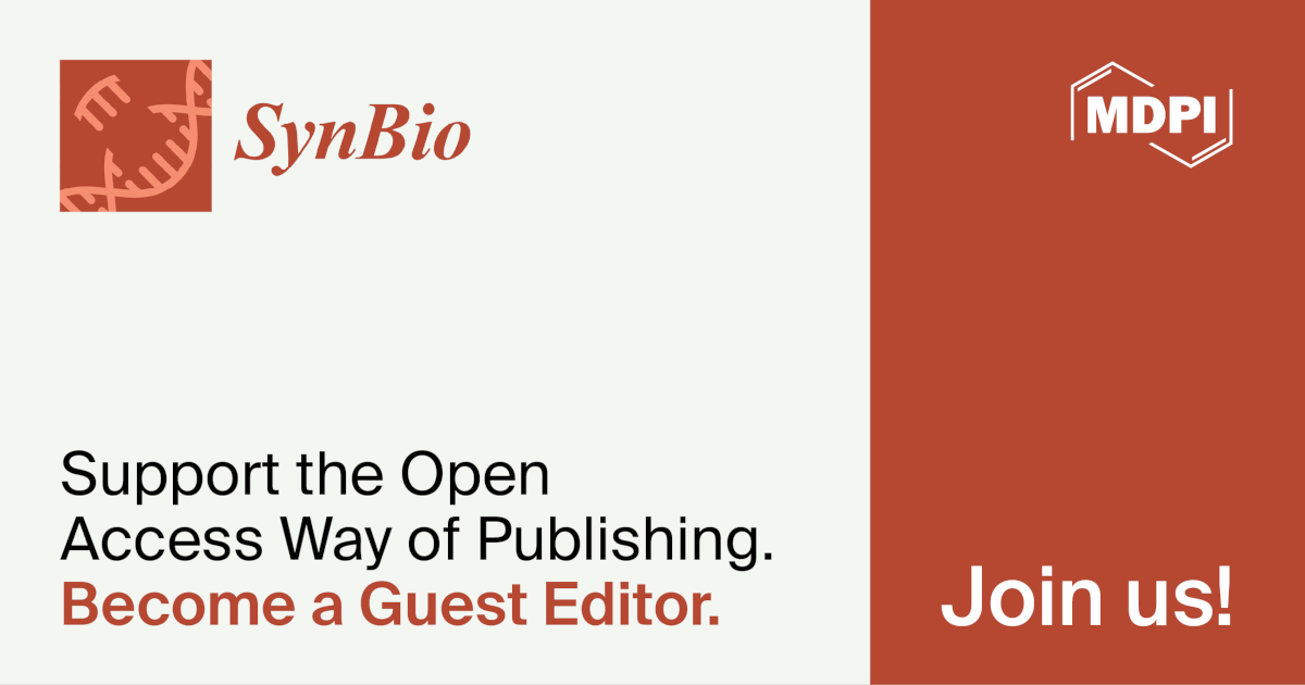 Recruiting Guest Editors for SynBio