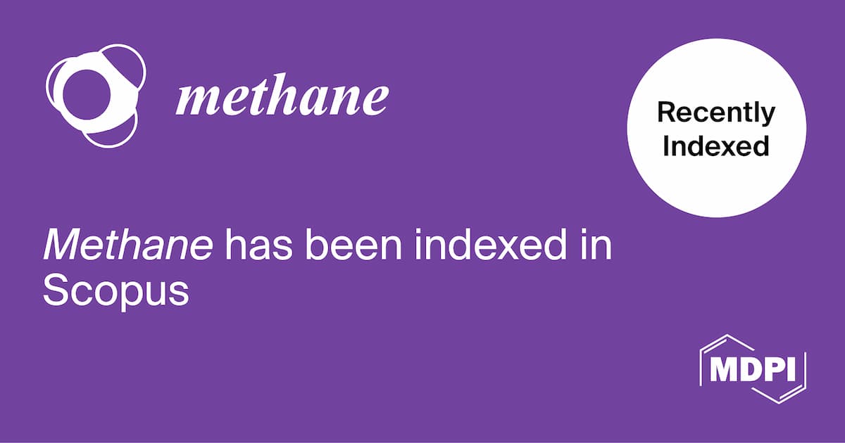 Methane Accepted for Coverage in Scopus
