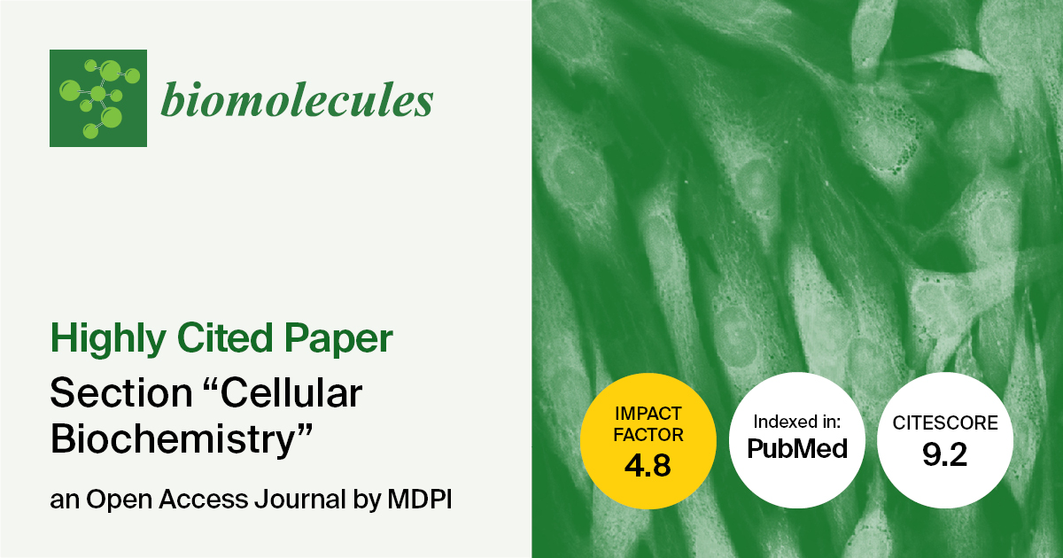 Biomolecules | Highly Cited Papers in 2025–2026 in the “Cellular ...