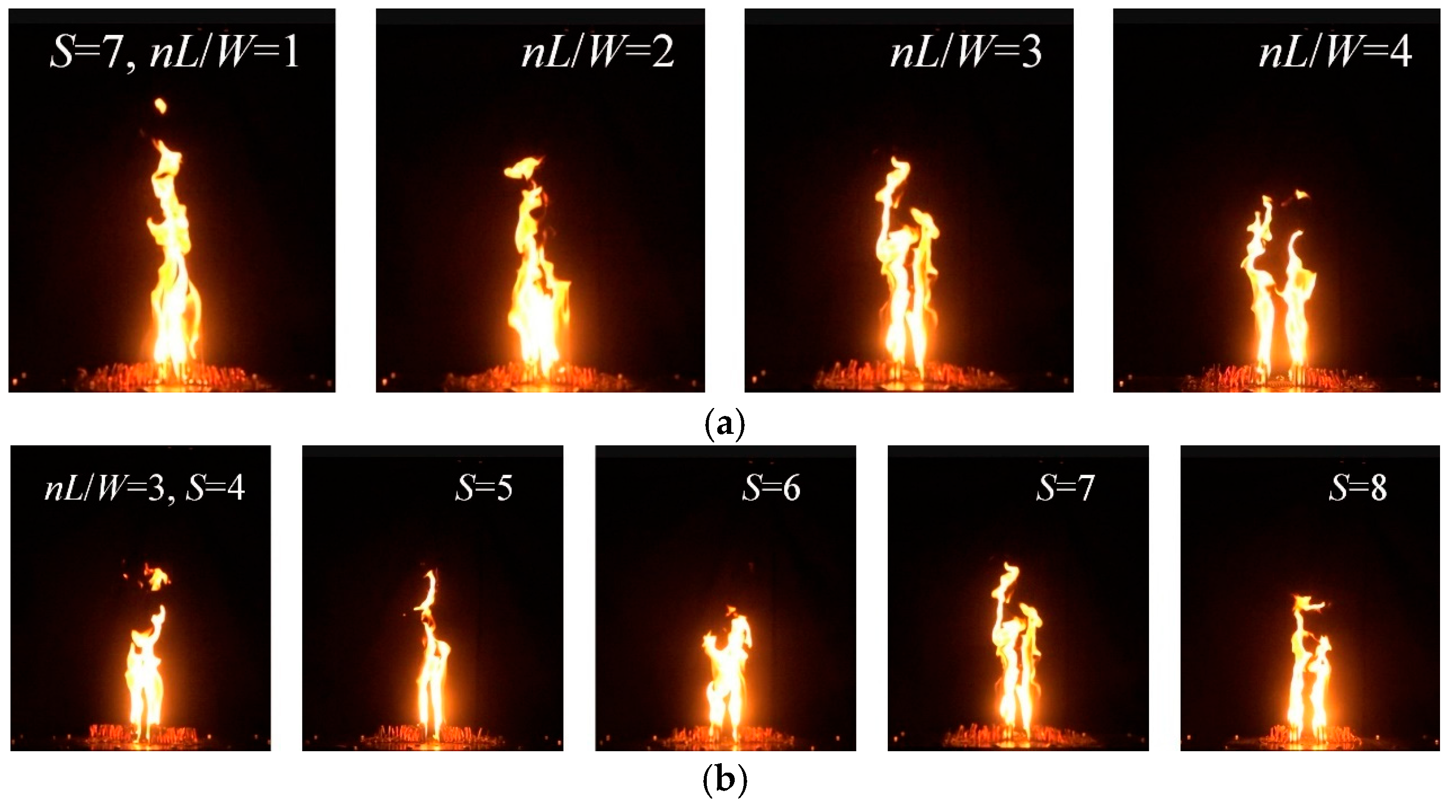 Effect of Fuel Spacing on Horizontal Flame Spread and Merging in ...