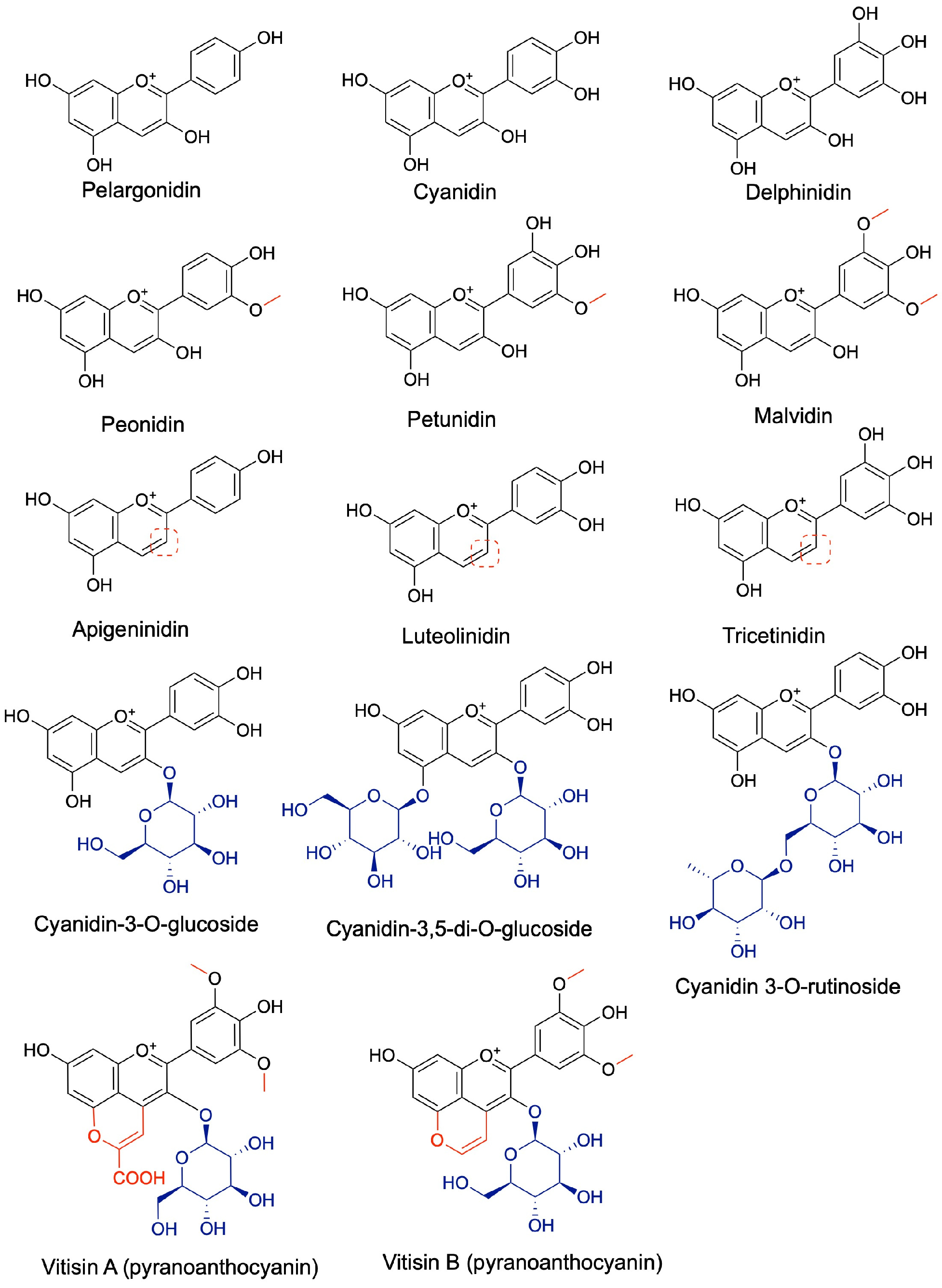 Anthocyanin Structural Types and Stability: Implications for Natural ...