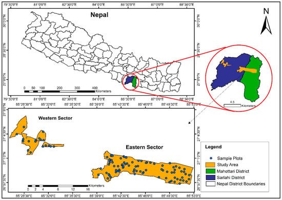 Driving Factors and Spatial Distribution of Aboveground Biomass in the Managed Forest in the Terai Region of Nepal