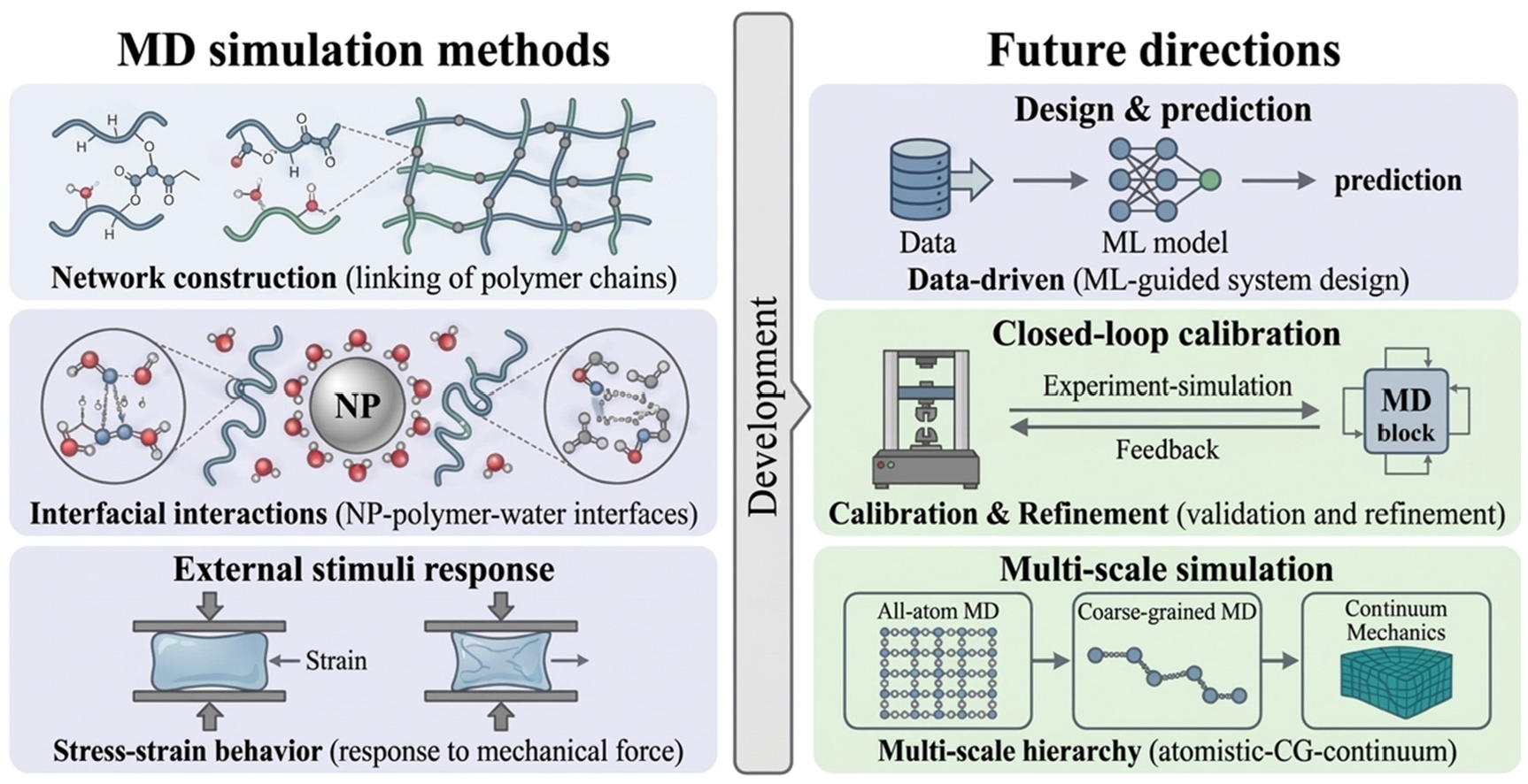 Advances in Molecular Dynamics Simulations for Hydrogels and ...