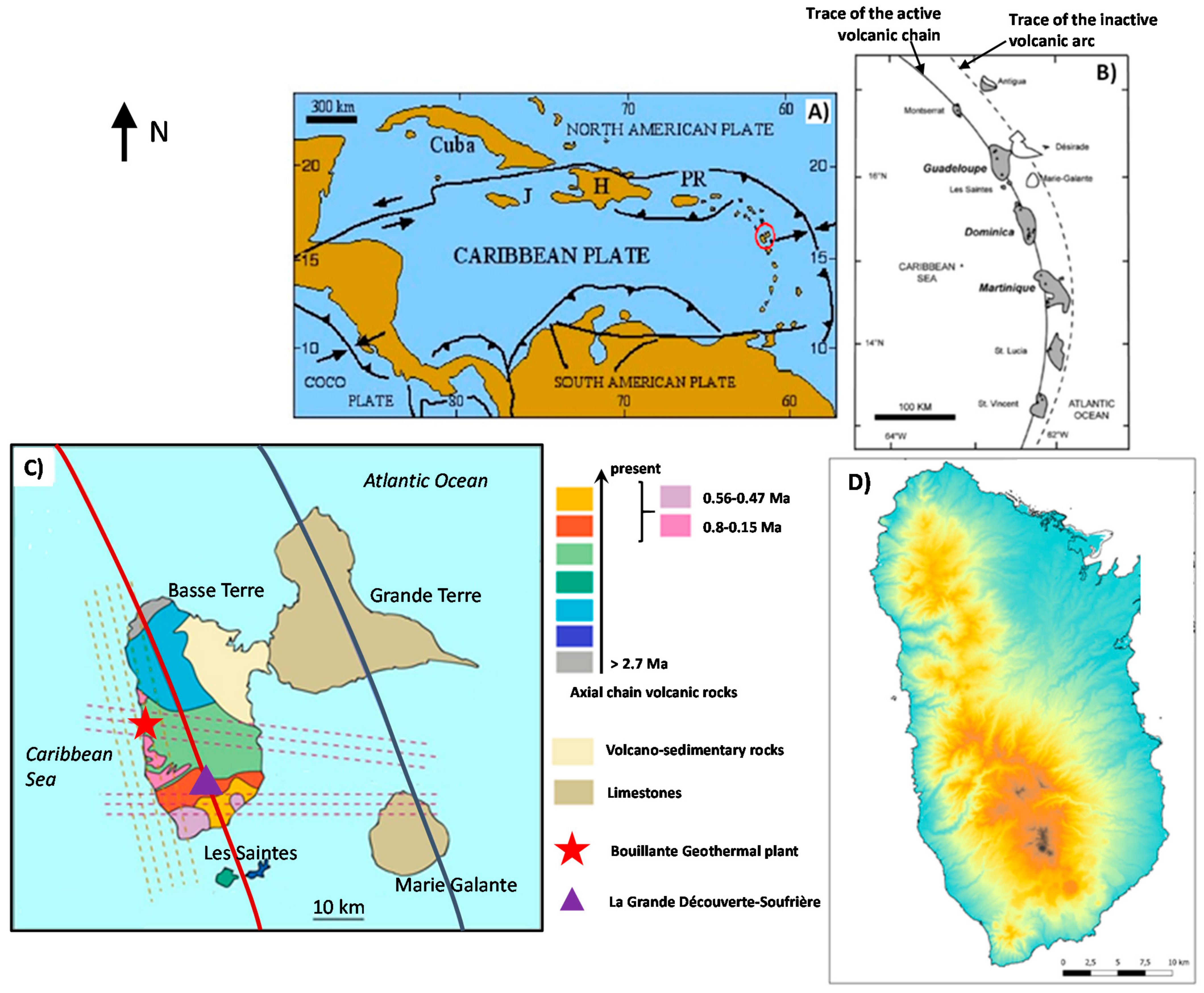 Geosciences | Free Full-Text | The Basse-Terre Island of Guadeloupe  (Eastern Caribbean, France) and Its Volcanic-Hydrothermal Geodiversity: A  Case Study of Challenges, Perspectives, and New Paradigms for Resilience  and Sustainability on Volcanic