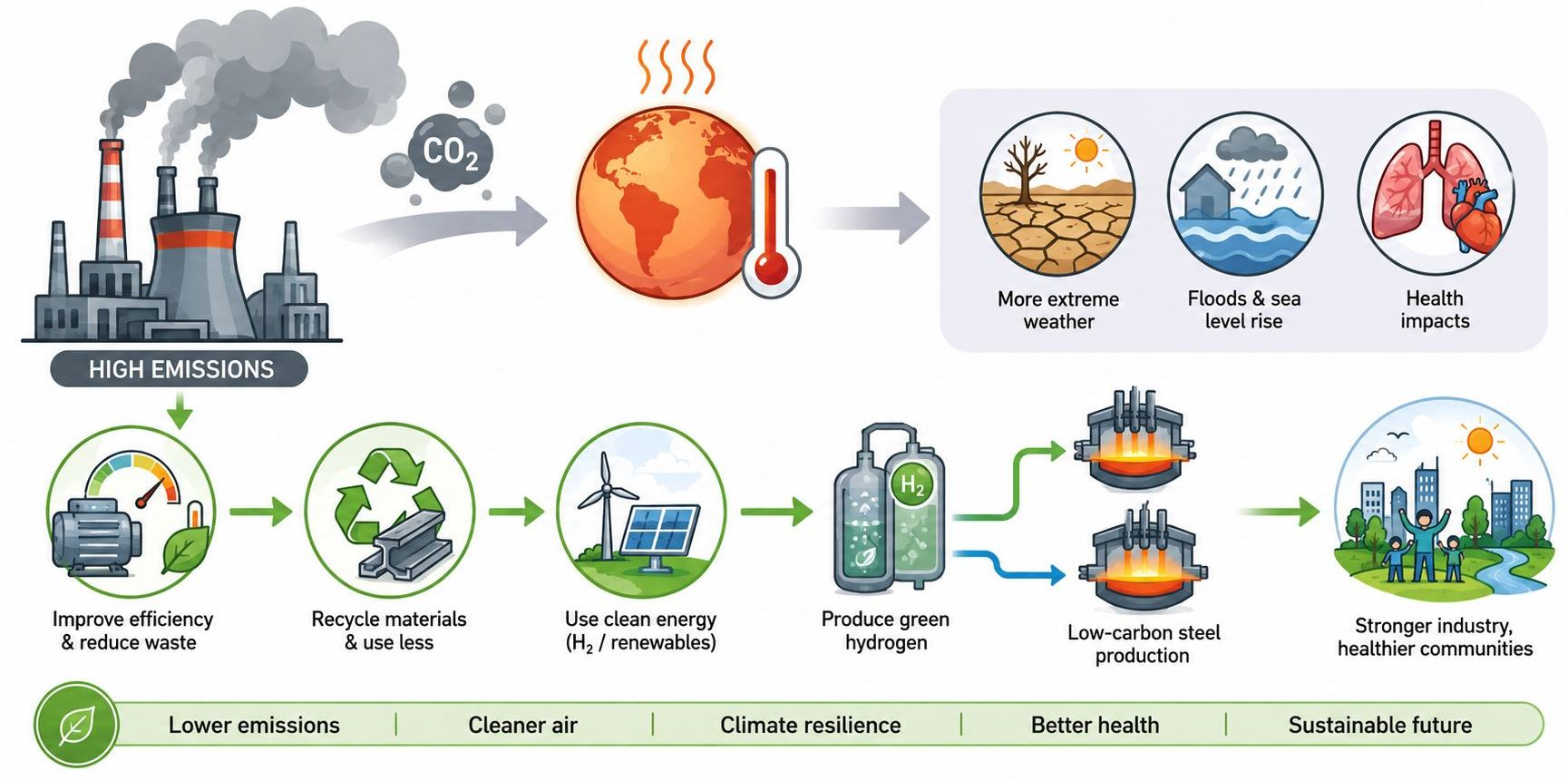 Industrial CO2 Emissions, Climate Change, and Human Health ...
