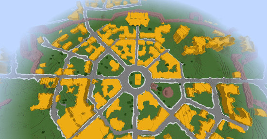 Someone uploaded their world to google maps. (link in comments) : r/ Minecraft