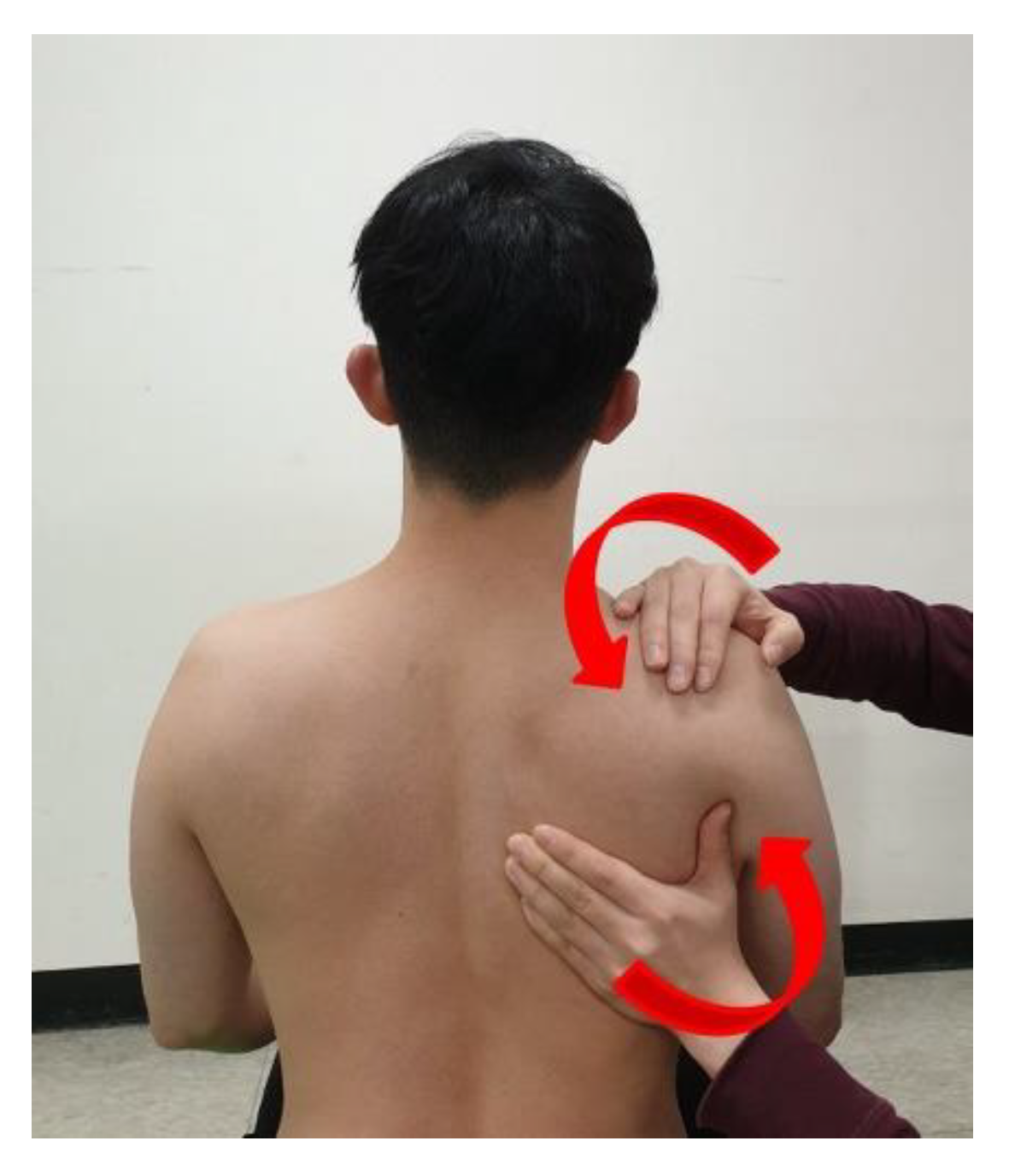 Postural cues for scapular retraction and depression promote