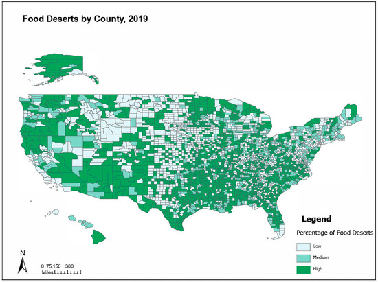 Association of Food Desert Residency and Preterm Birth in the United States