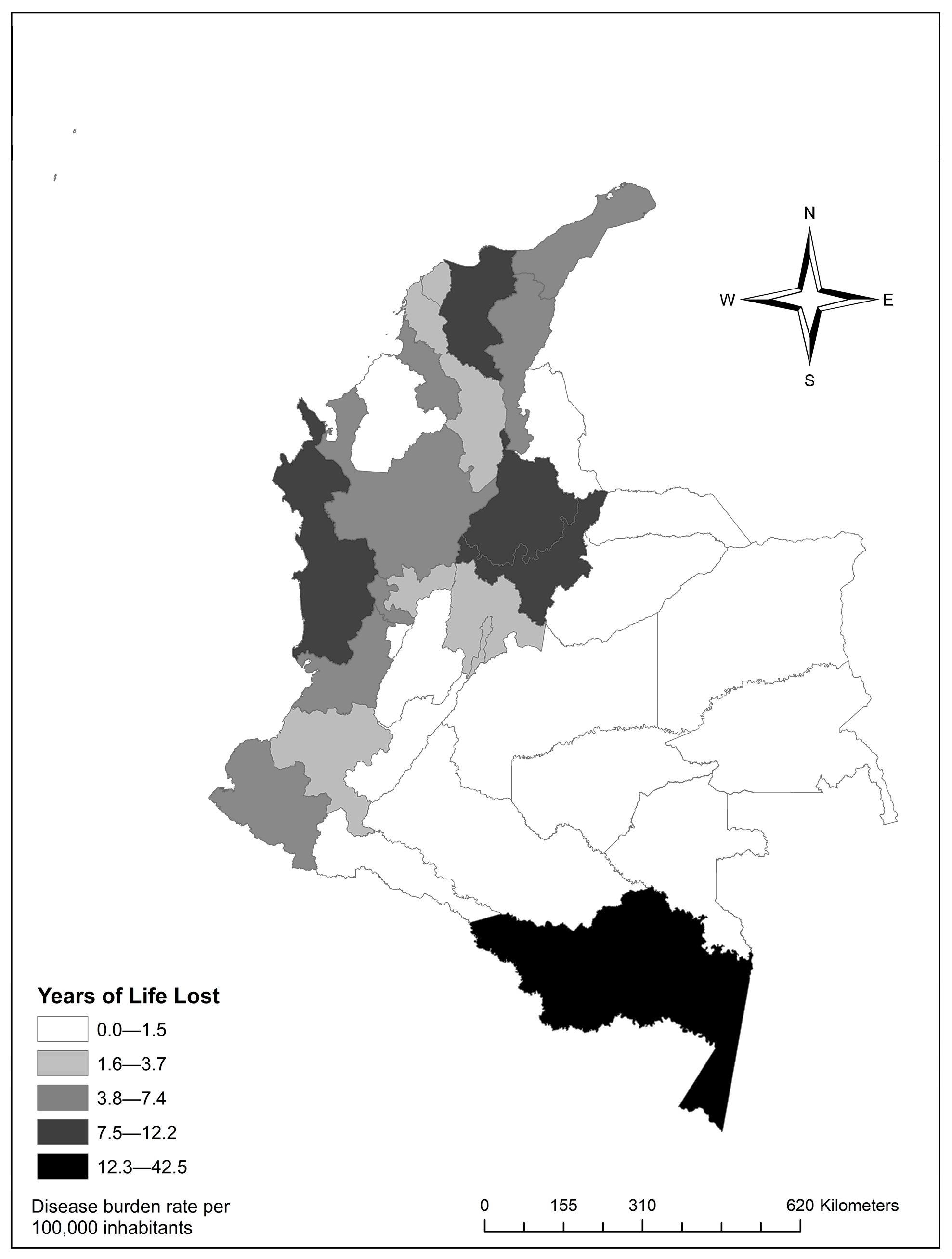 Burden of Mental and Behavioral Disorders in Colombia, 2022: A ...