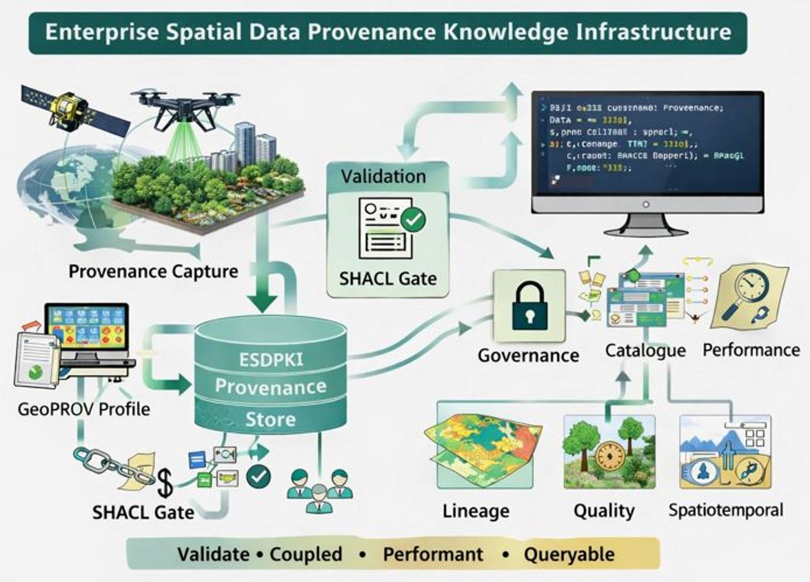 Enterprise Spatial Data Provenance Knowledge Infrastructure