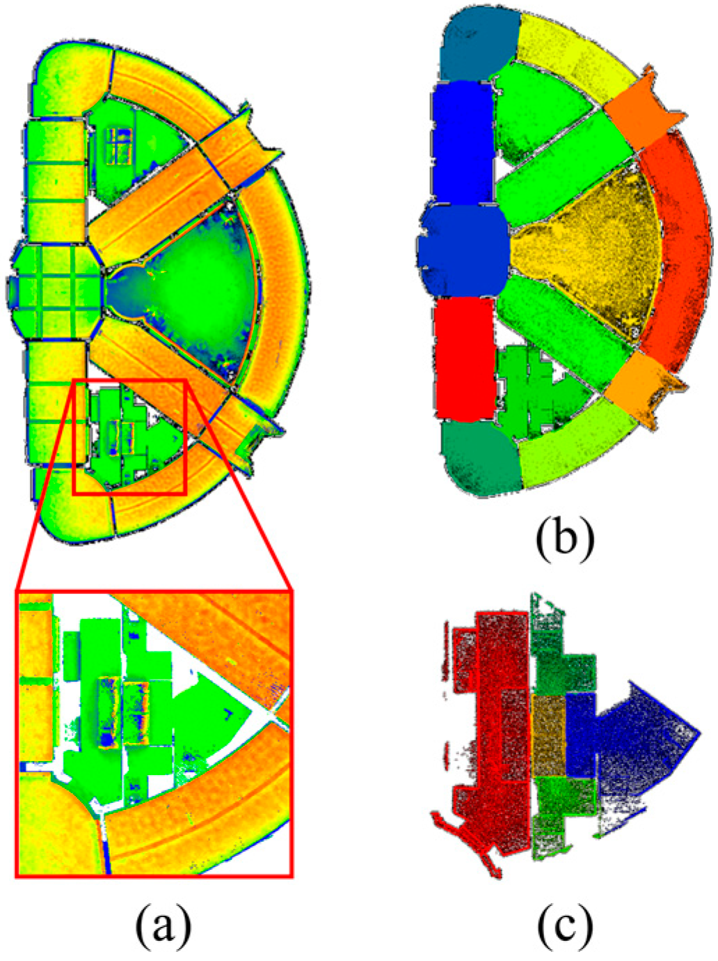 A Semantic-Grid Structural Completion Method for Indoor Space ...
