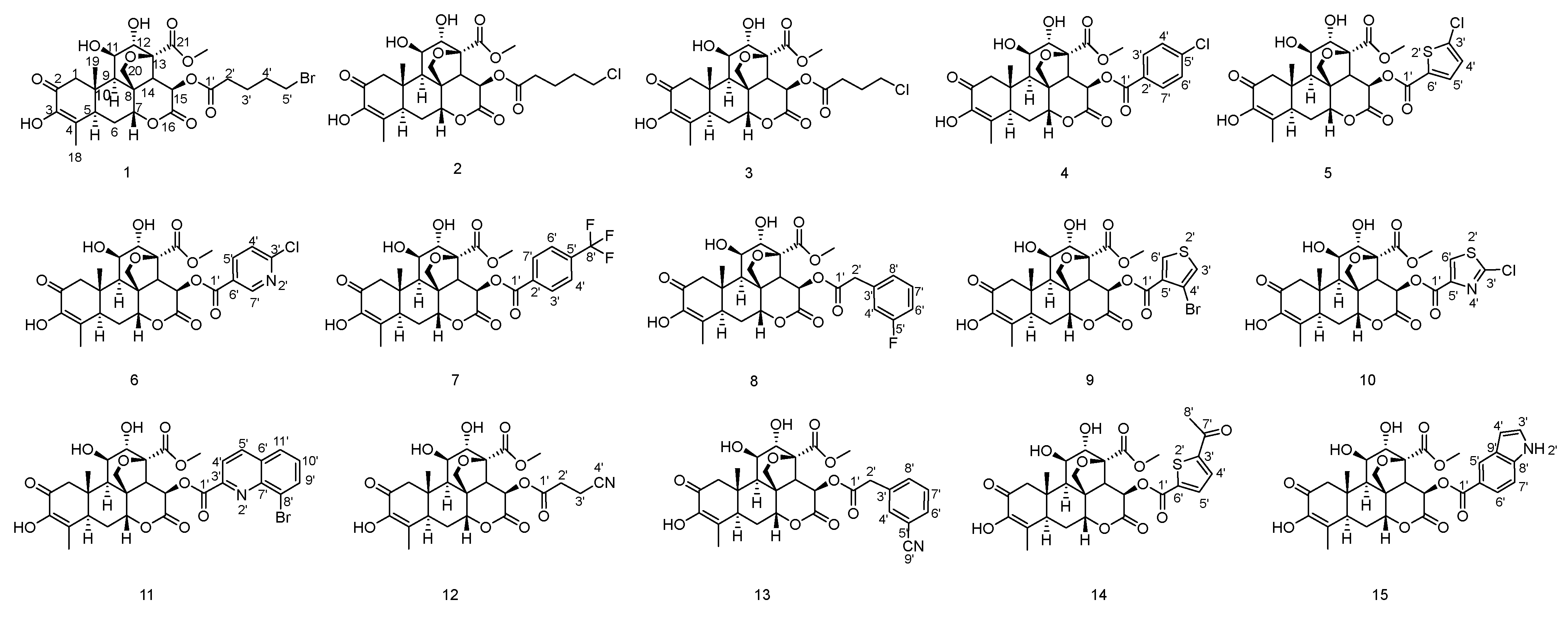 New Brusatol Derivatives as Anti-Settlement Agents Against Barnacles ...