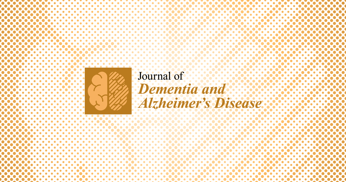 Introduction to a New Open Access Journal by MDPI: Journal of Dementia ...