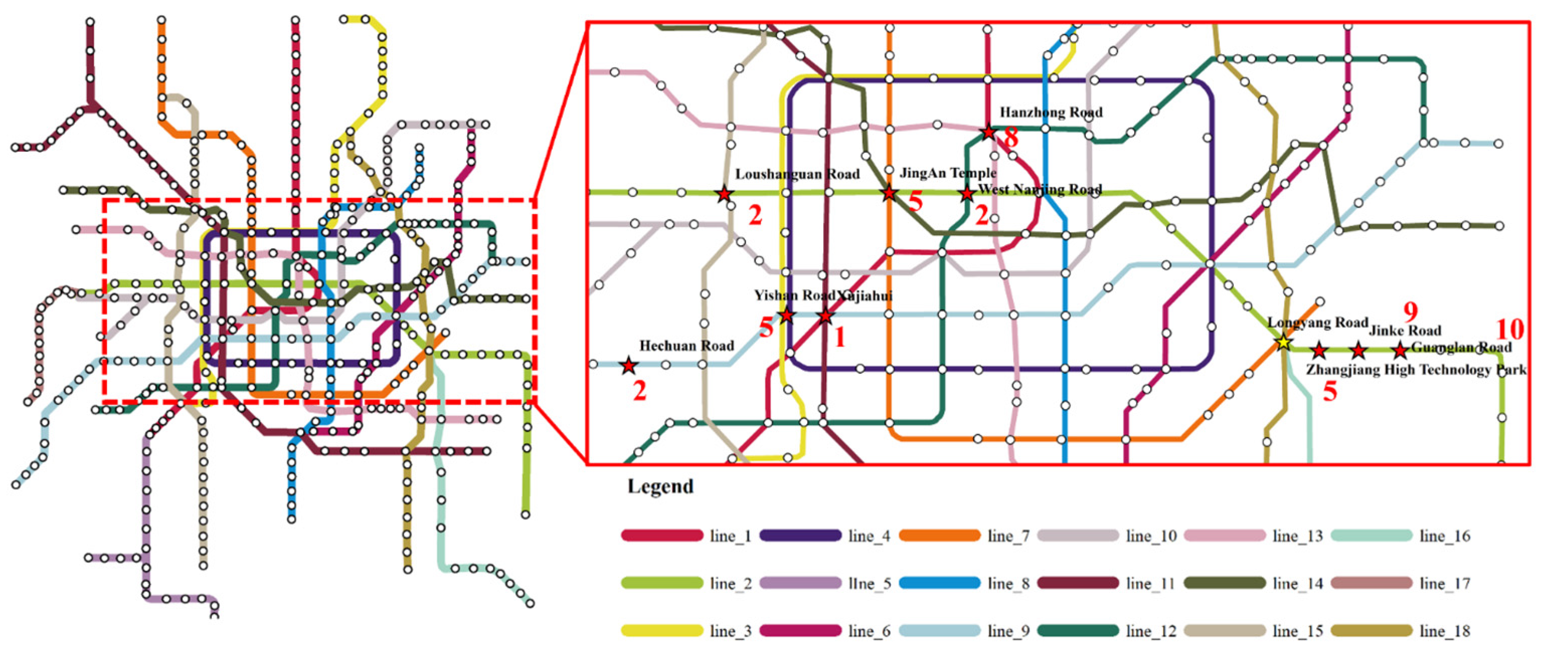 Train Delay Example Map Analyzing Train Delay Impacts on Subway Stations via a Three-Stage ...