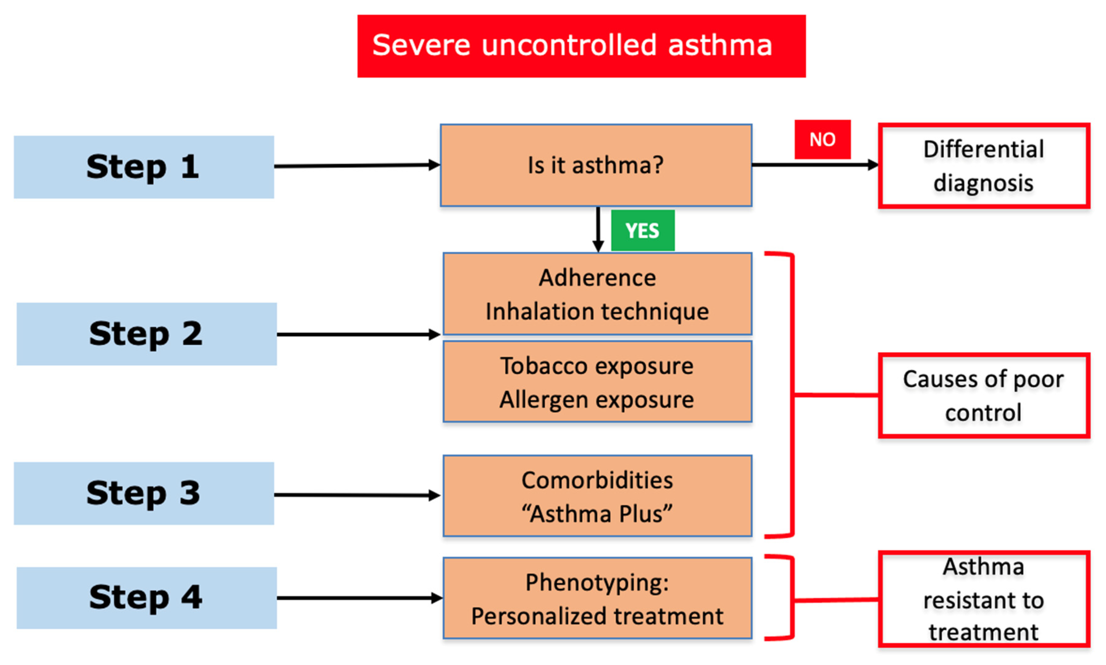 asthma exacerbation protocol score