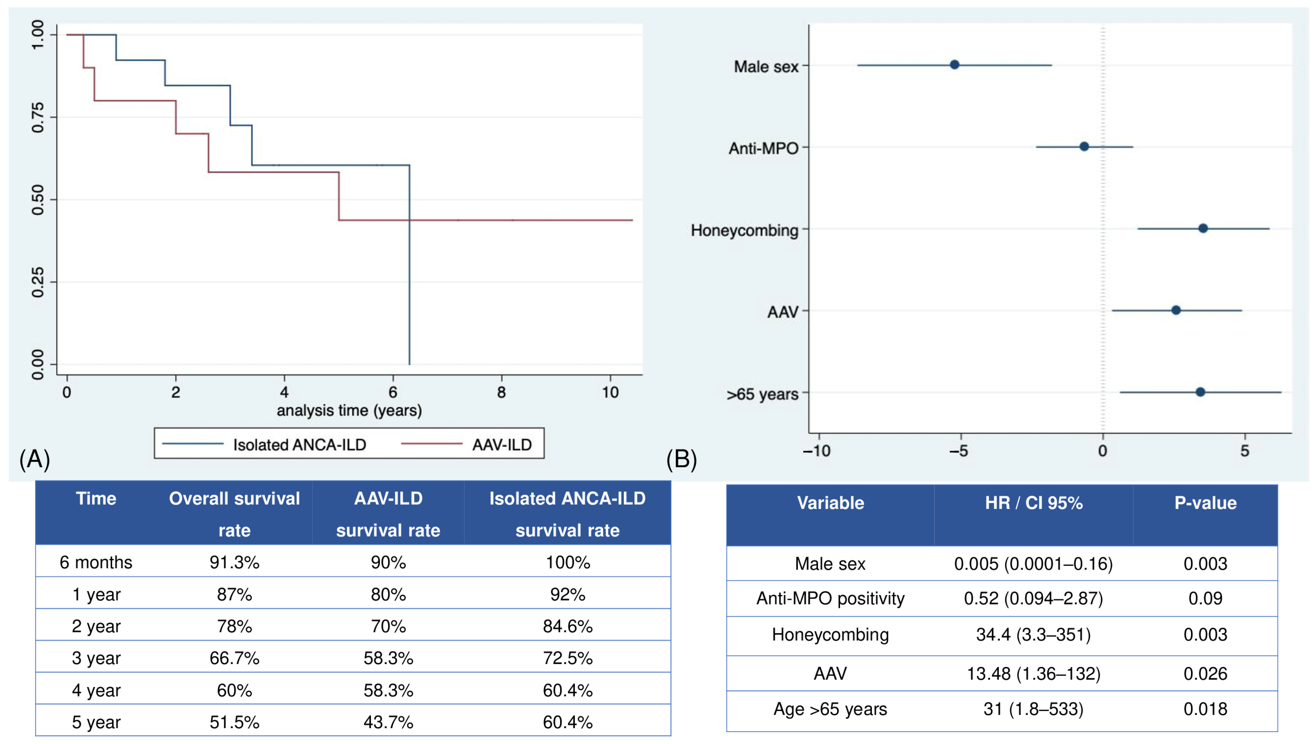 Clinical Profiles, Survival, And Lung Function Outcomes In Anca 