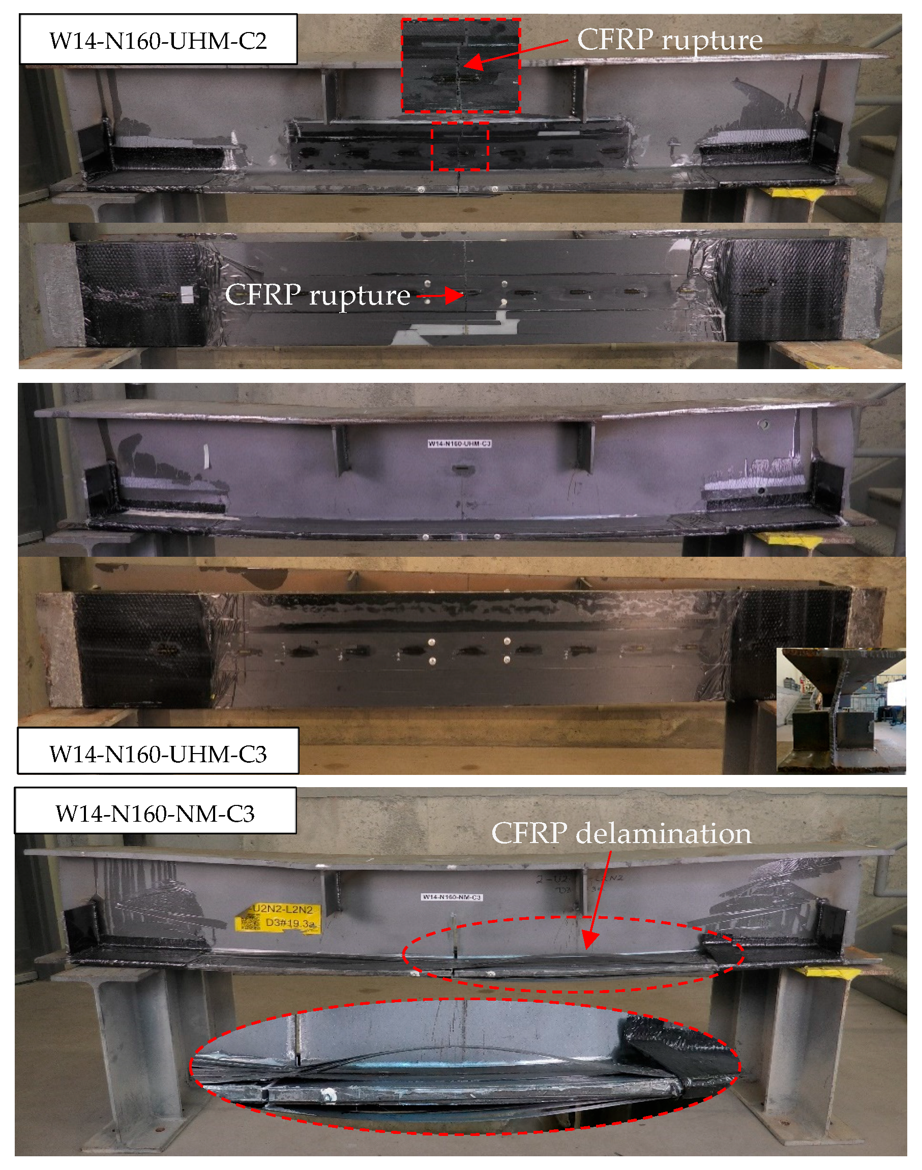 Flexural Behavior of CFRP Retrofitted Steel Beams: An Experimental ...