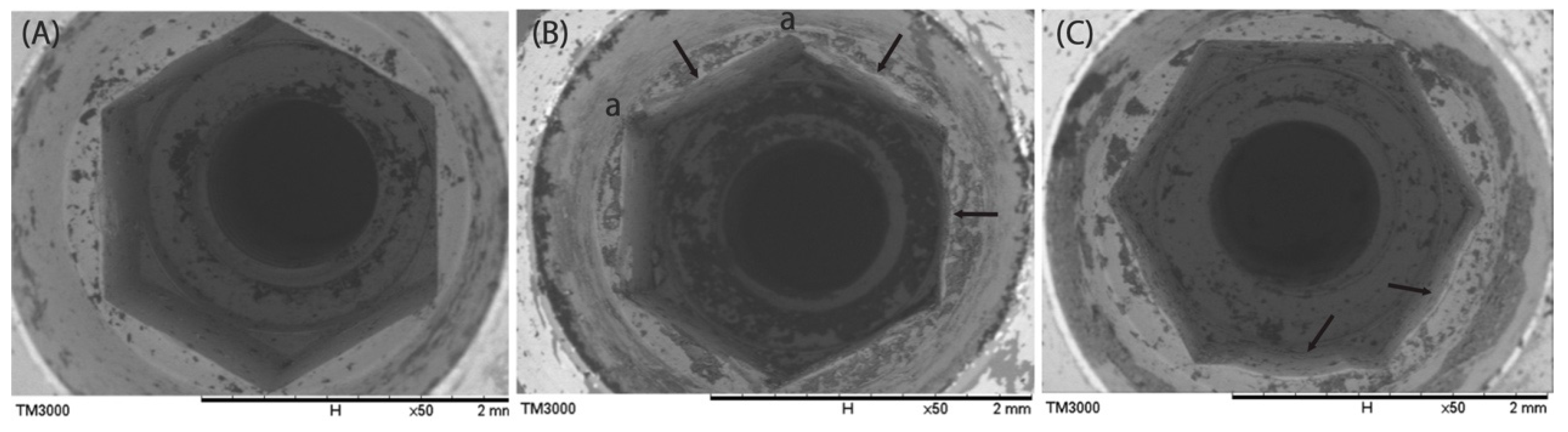 Retrievability of Fractured Abutment Screws in Dental Implants Using ...