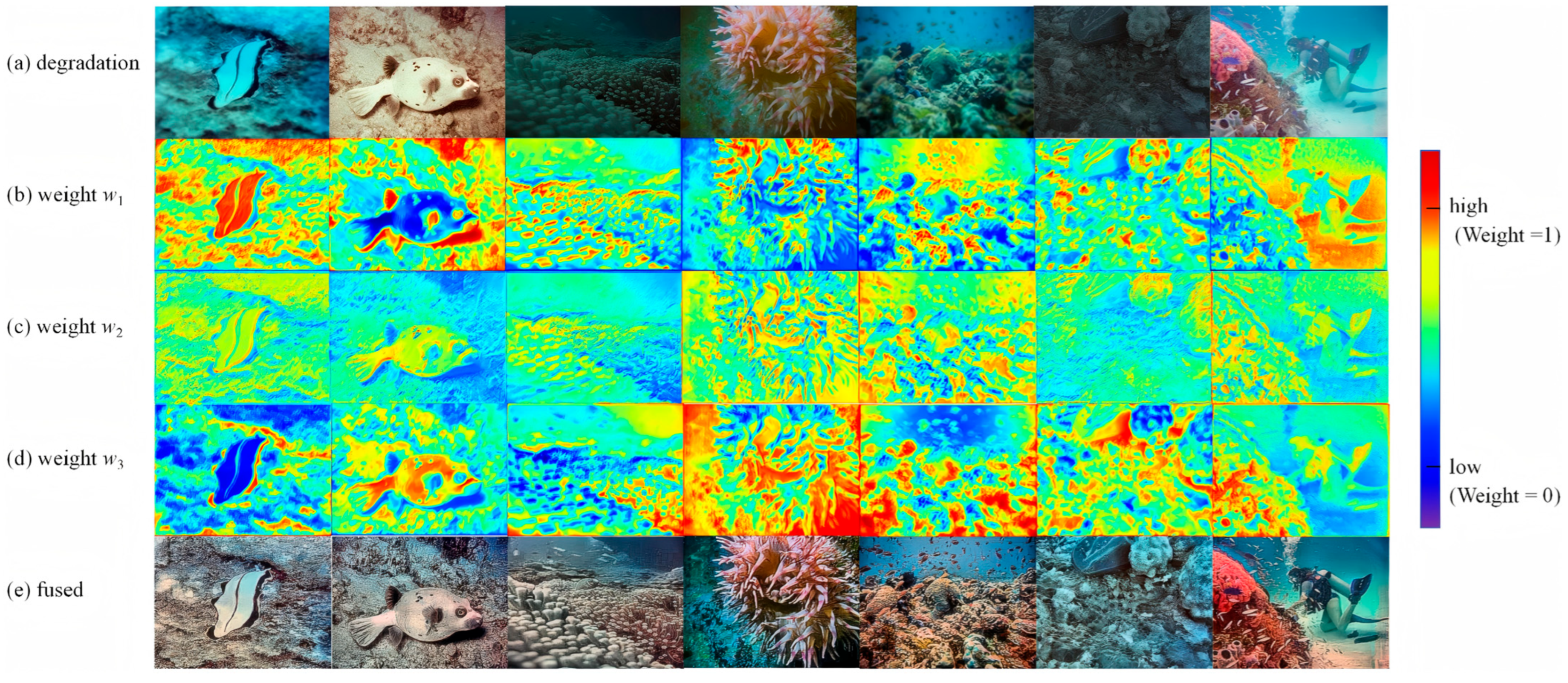 Degradation-Aware Multi-Stage Fusion for Underwater Image Enhancement