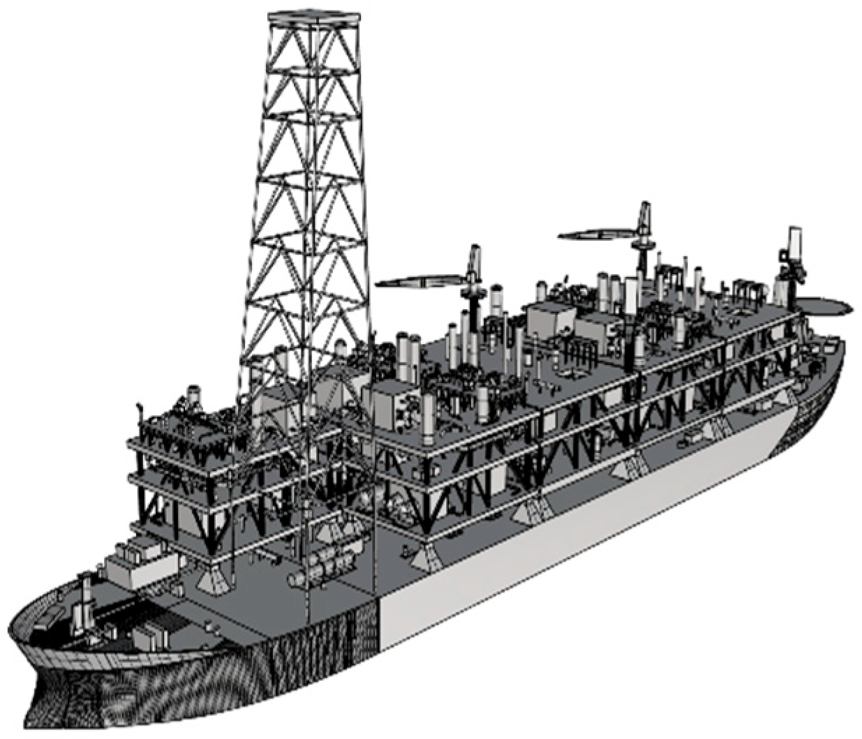 Engineers Using Geometry Wind-Load Analysis of a Floating Structure with Different Levels of ...