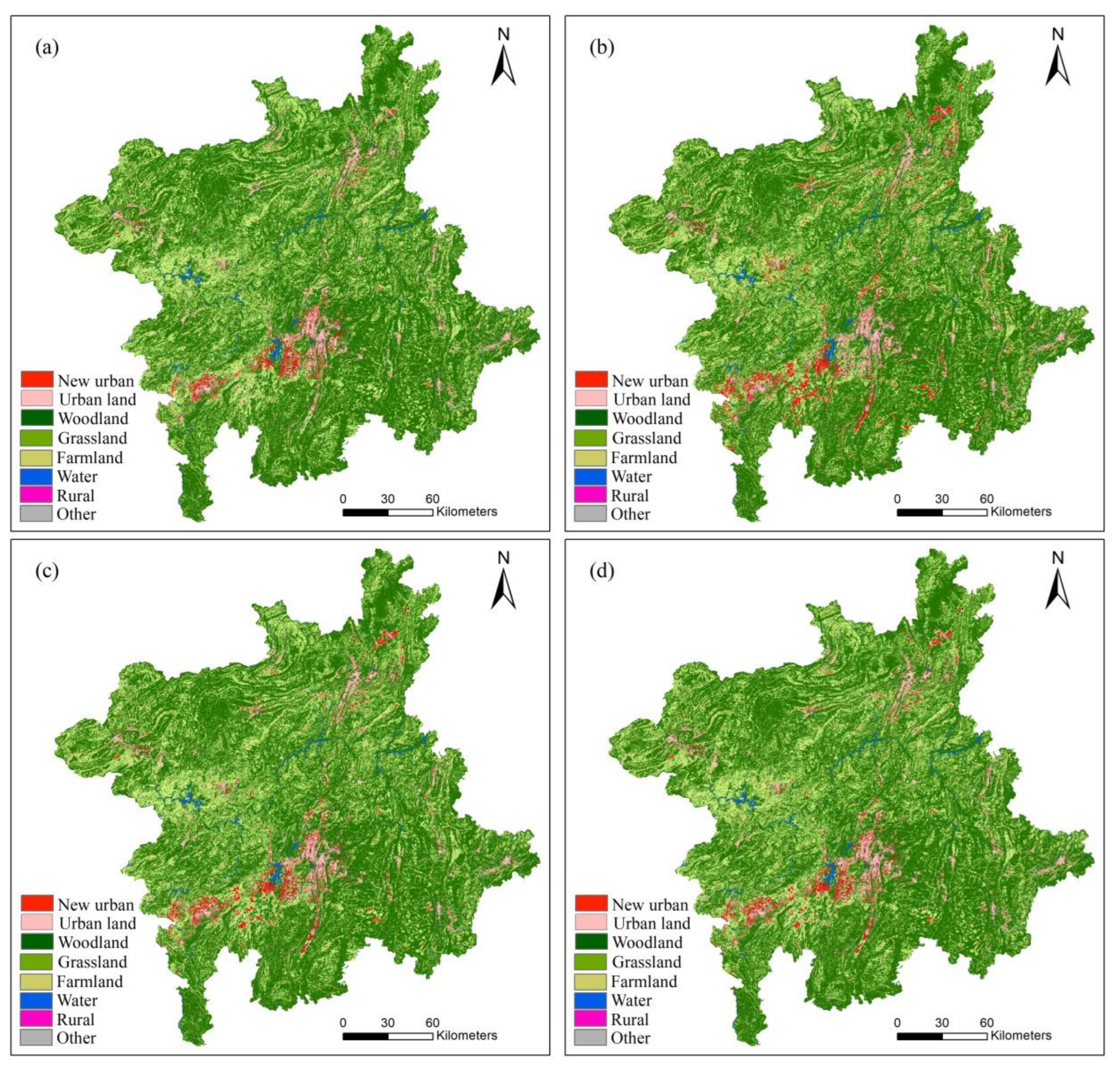 Land | Free Full-Text | The Impact of Urbanization Growth Patterns 