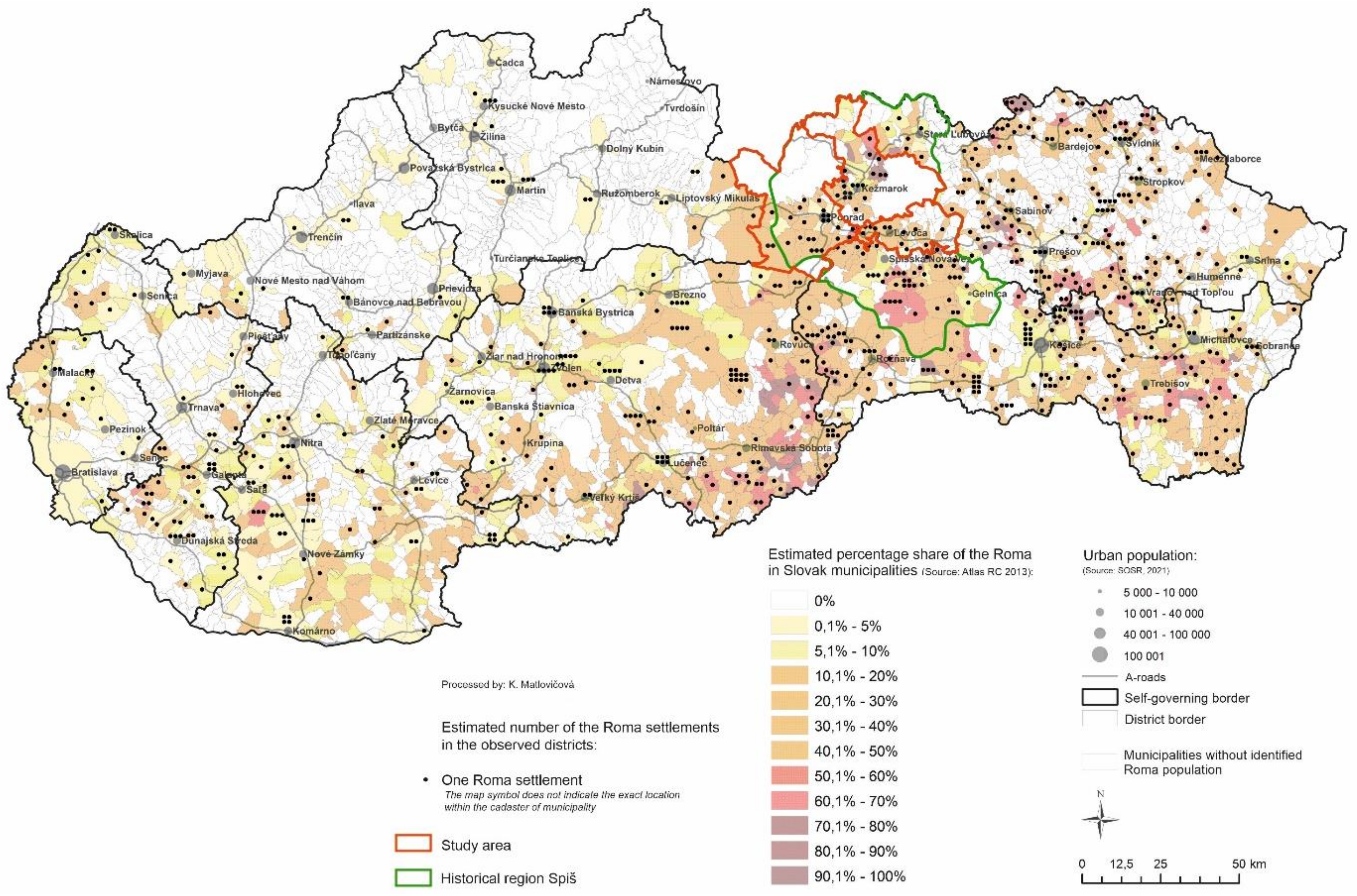 Land | Free Full-Text | Stimulating Poverty Alleviation by Developing  Tourism in Marginalised Roma Communities: A Case Study of the Central  Spiš Region (Slovakia)