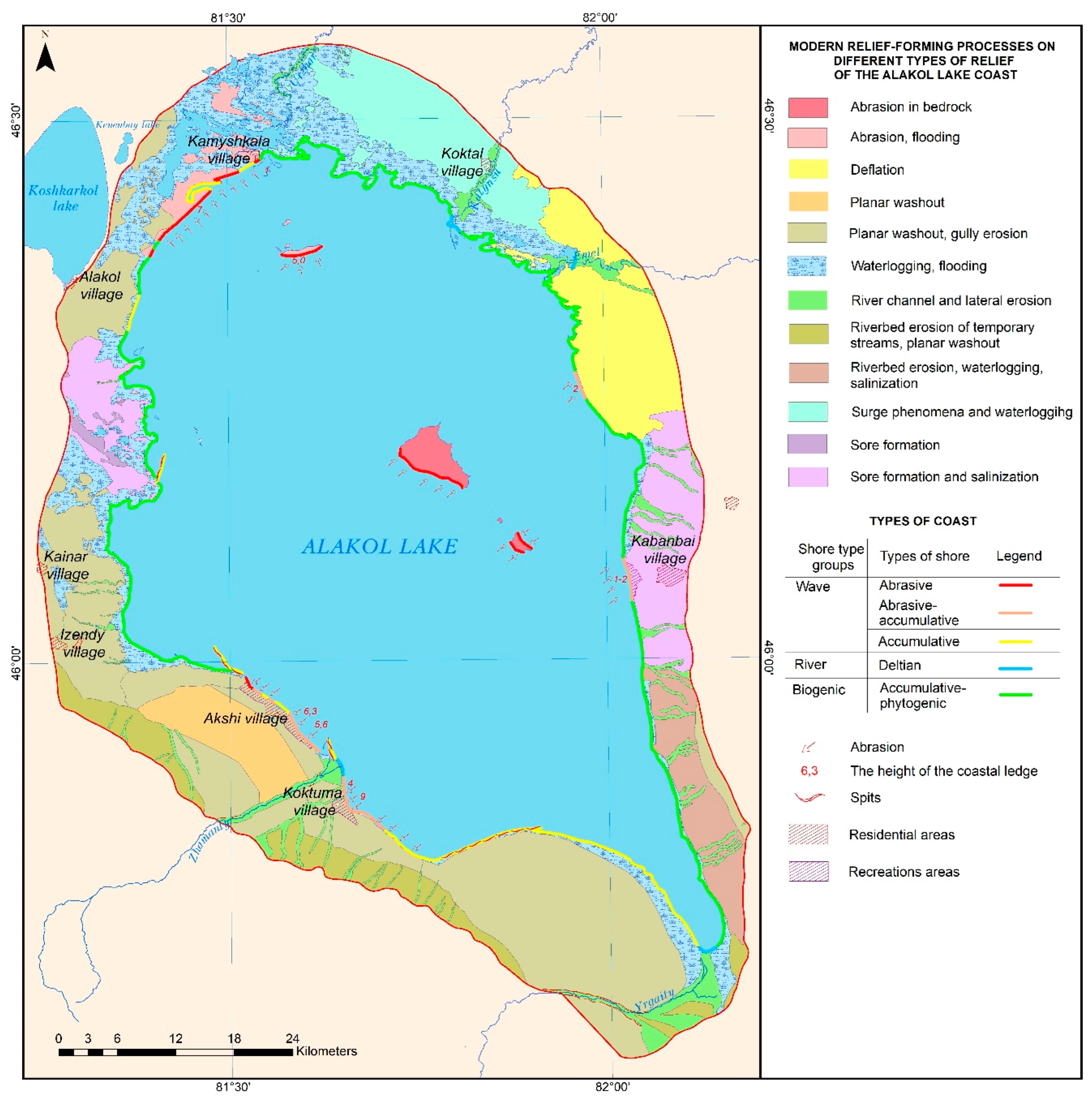 Assessment Of The Vulnerability Of The Coast Of Lake Alakol To Modern Assessment Of The Vulnerability Of The Coast Of Lake Alakol To Modern