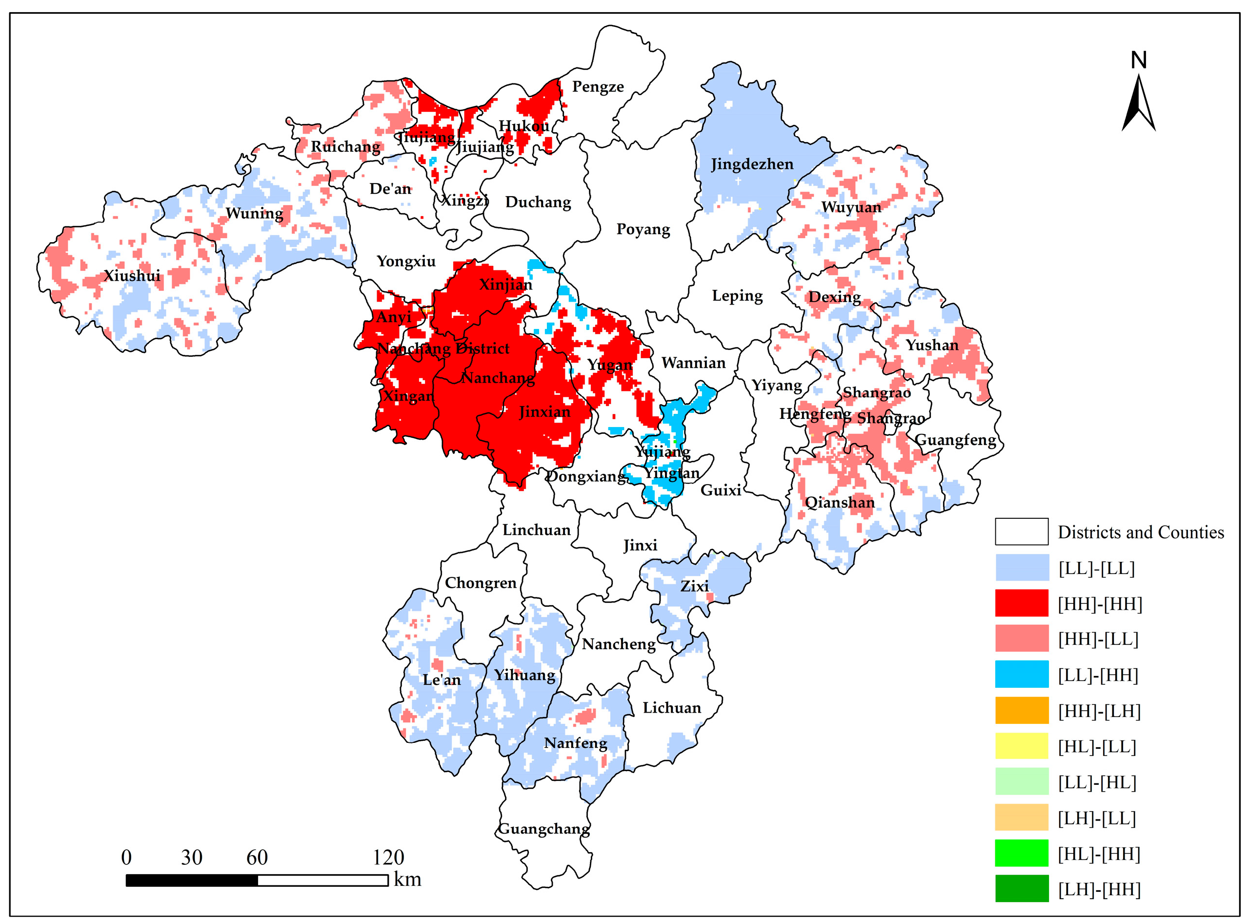 land-free-full-text-spatial-temporal-evolution-and-correlation