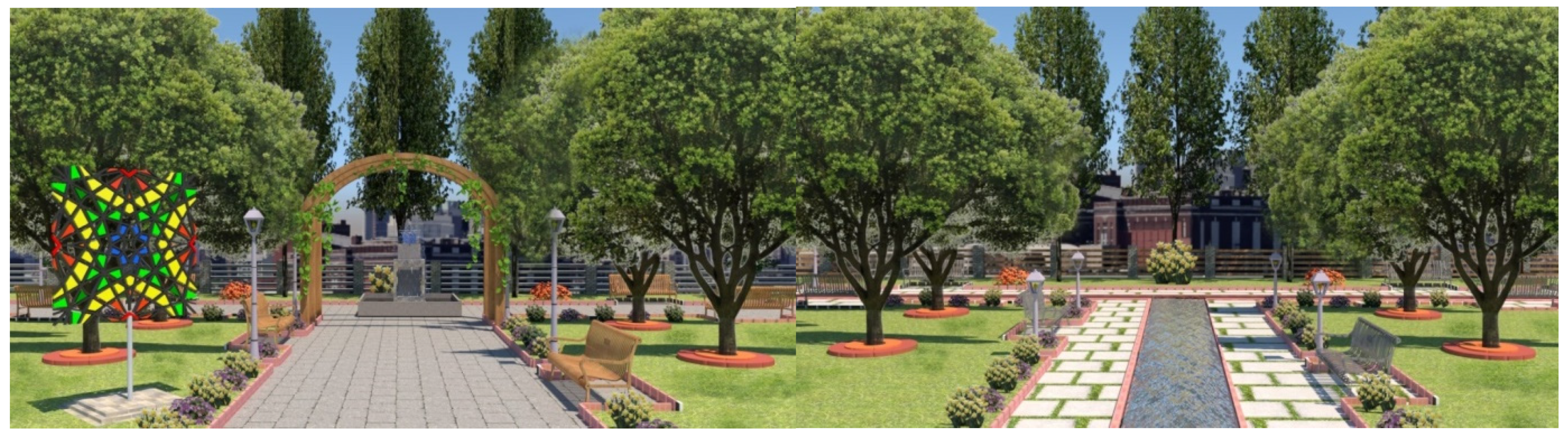 Designing Stress-Relieving Small Inner-City Park Environments for Teenagers