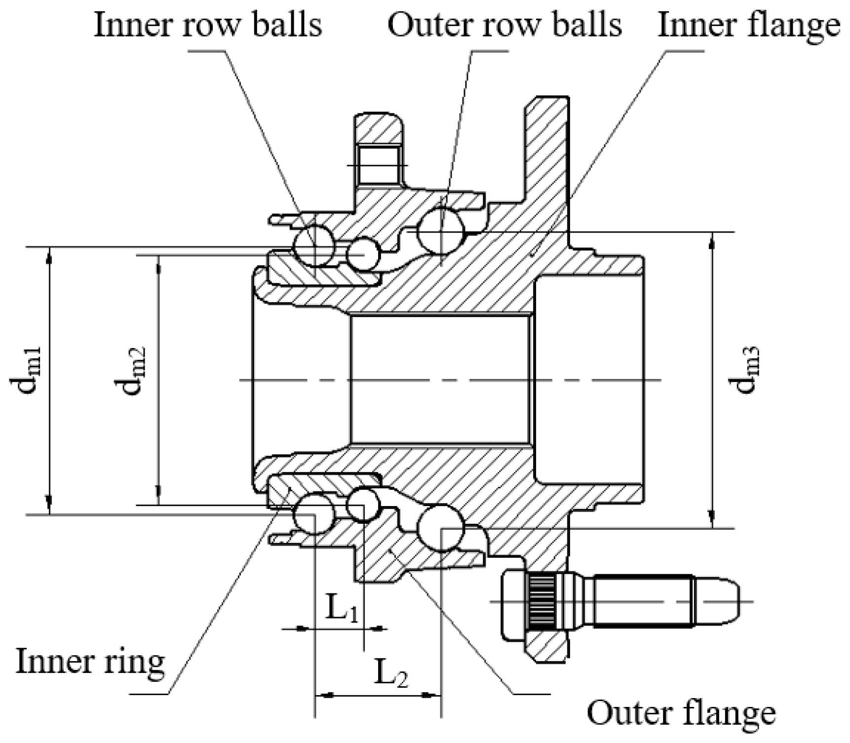 Load Characteristics and Friction Torque Analysis of Triple-Row Wheel ...