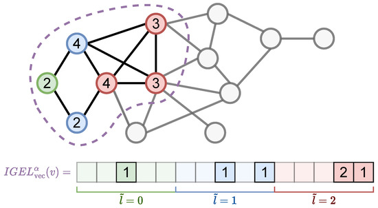 An illustration of the ego-network (local subgraph), where n represents