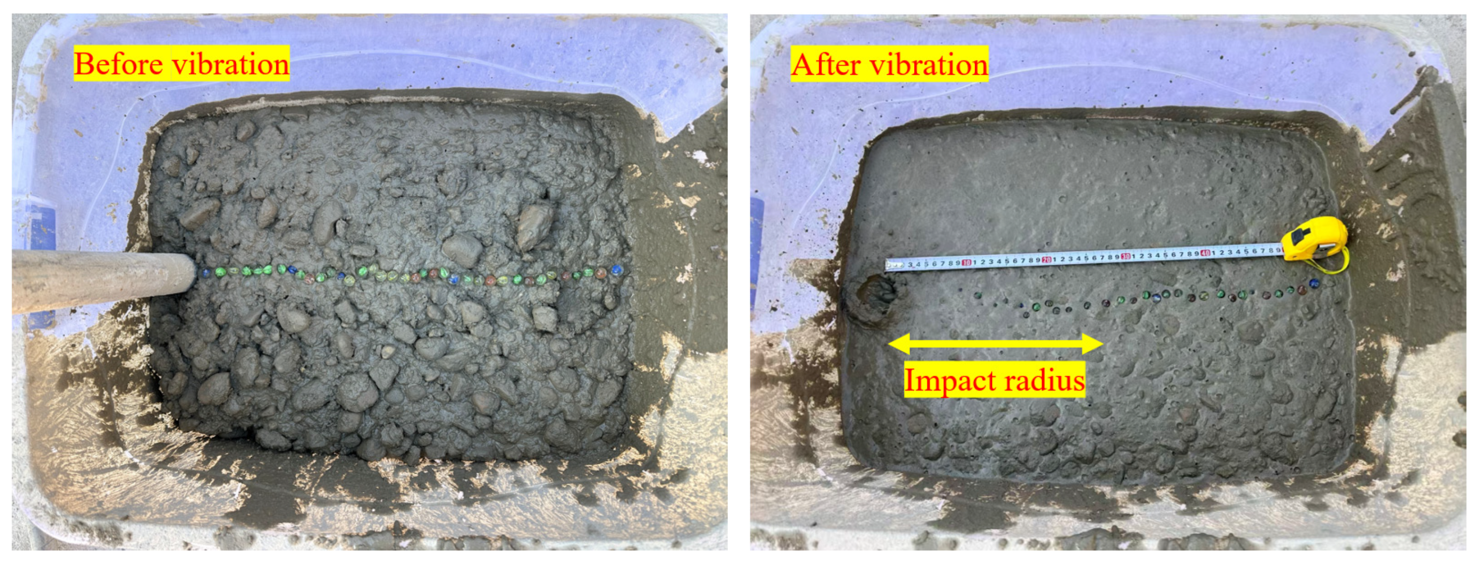 Study on Vibration Compaction Behavior of Fresh Concrete Mixture with ...