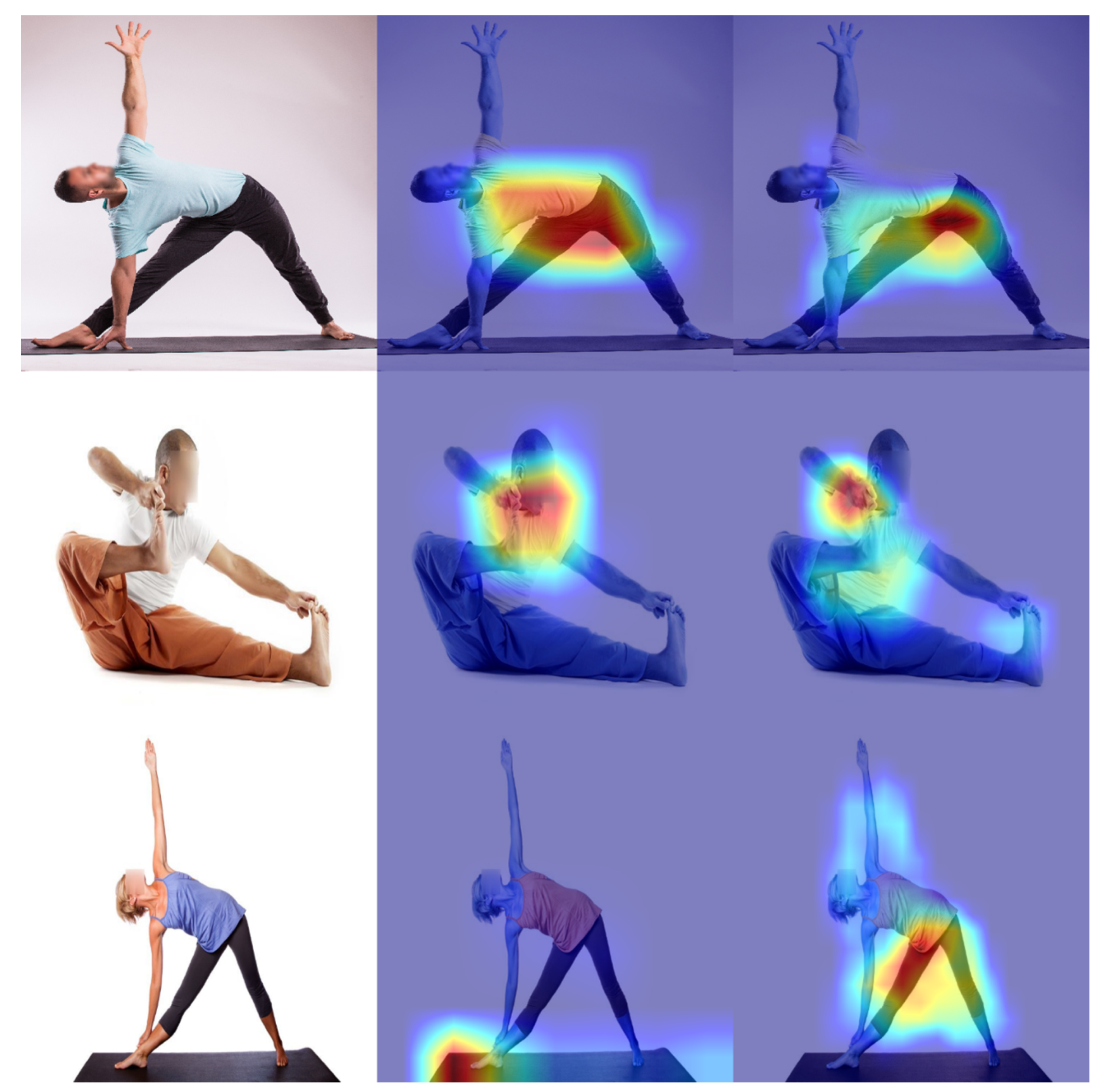 Video recognition of yoga postures