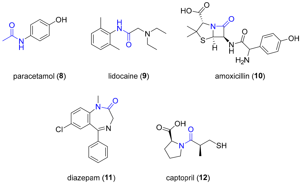 FDA-Approved Drugs Containing Amide Functionality in the Last Five ...